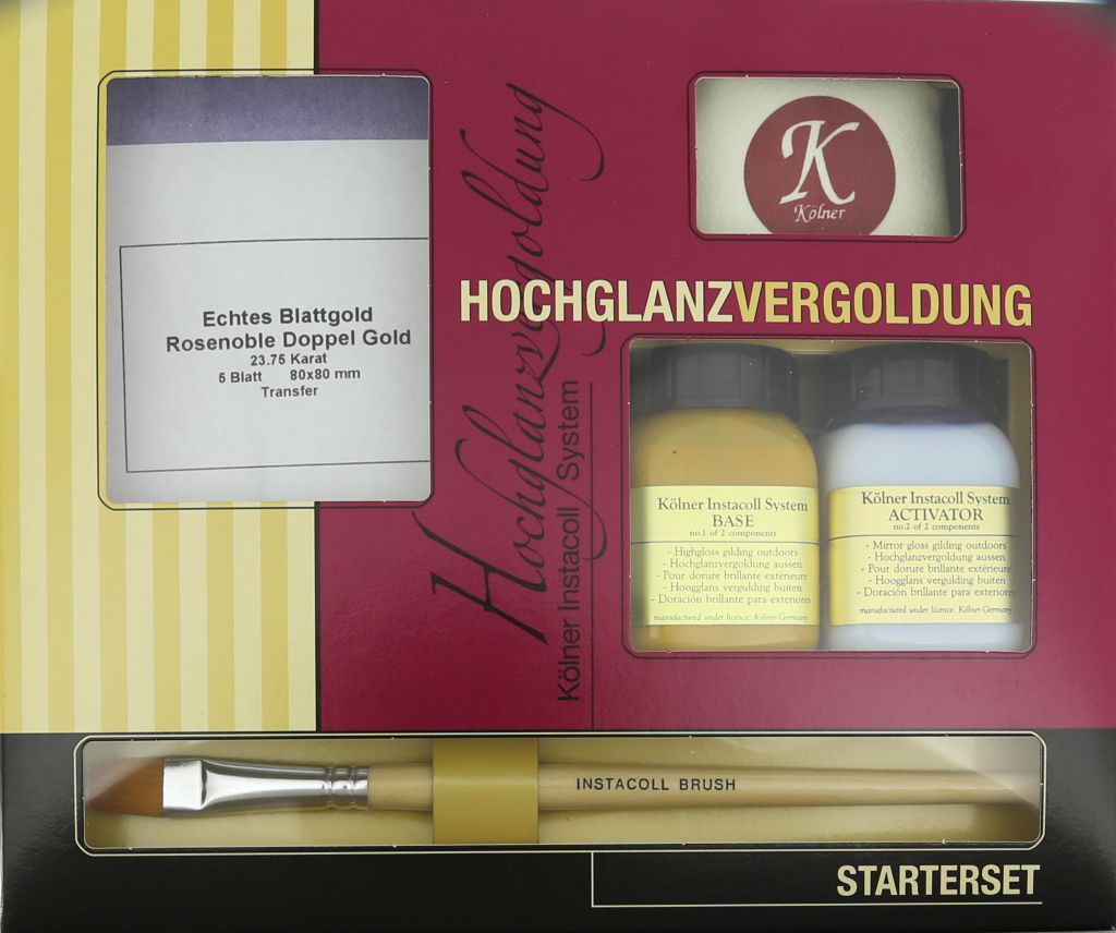 STARTER SET HOCHGLANZVERGOLDUNG