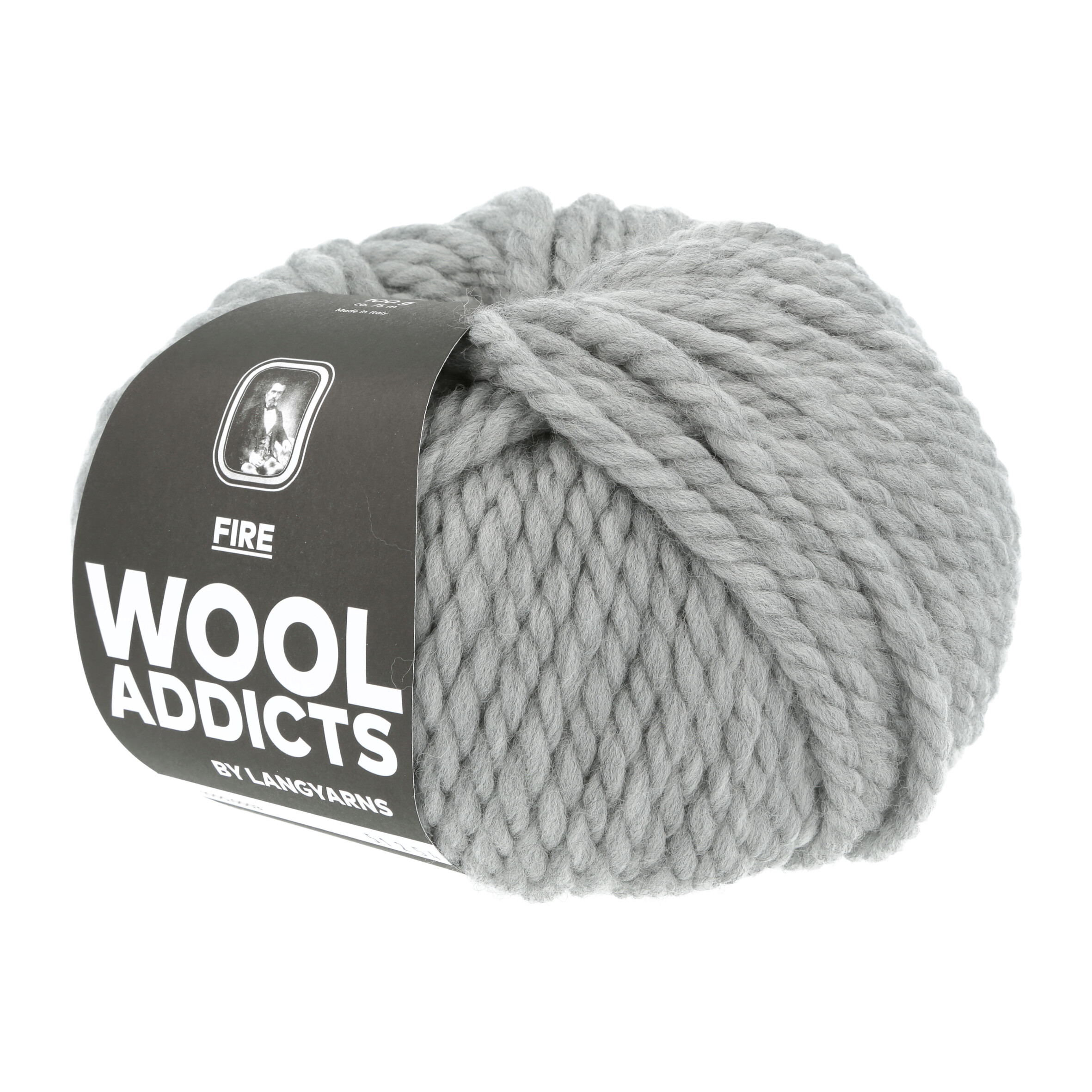 WOOLADDICTS FIRE 0003 GRAU 100GR