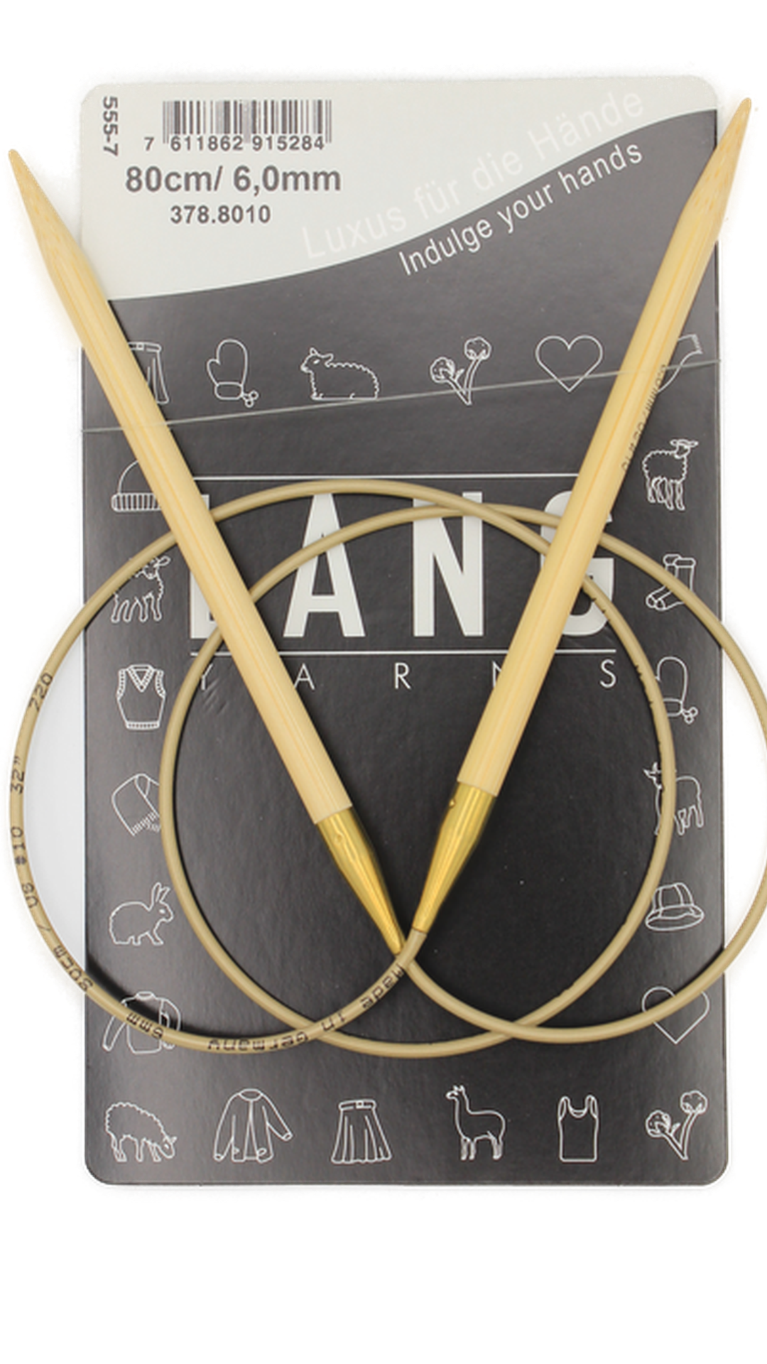 RUNDSTRICKNADELN BAMBUS 6MM 80CM