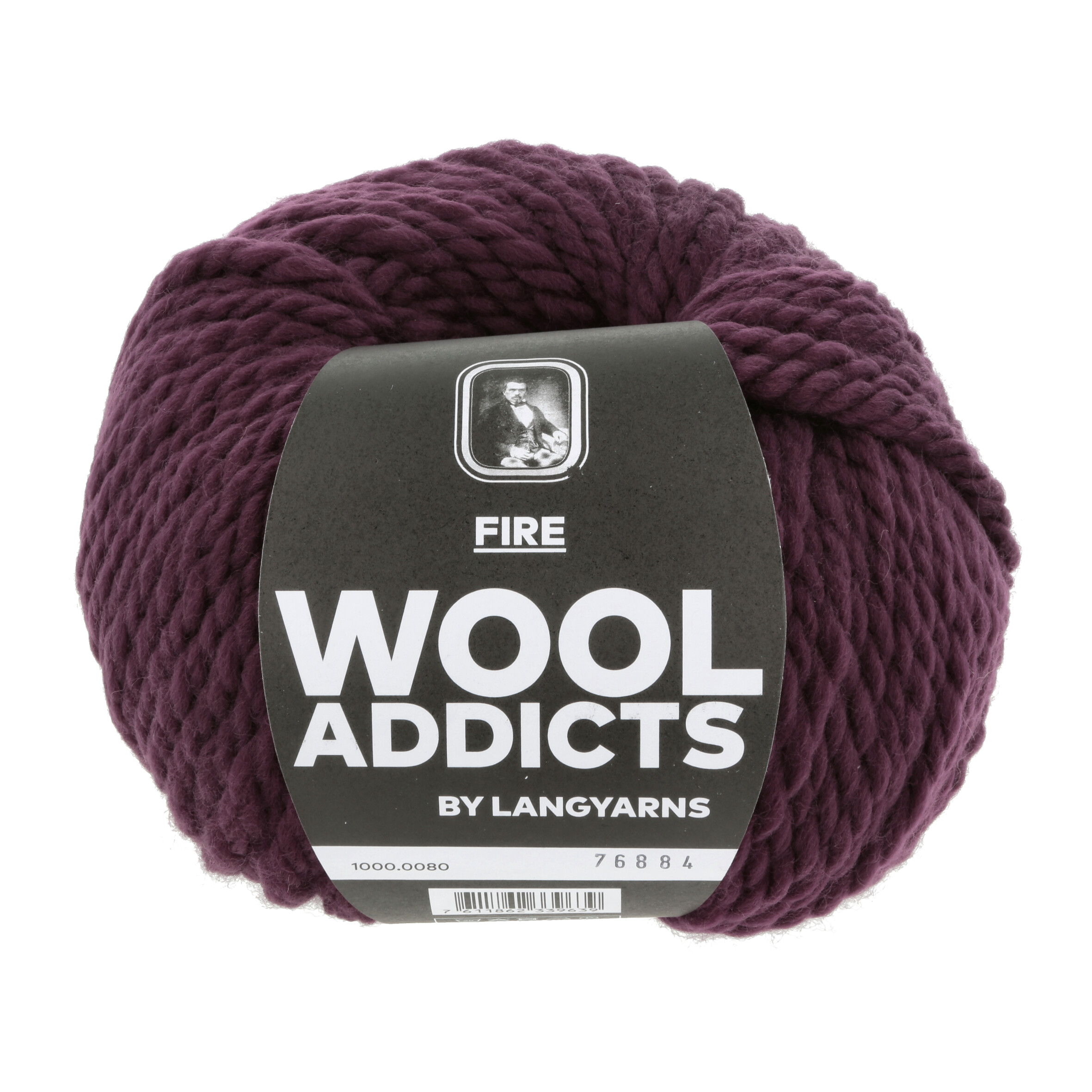 WOOLADDICTS FIRE 0080 BORDEAUX 100GR