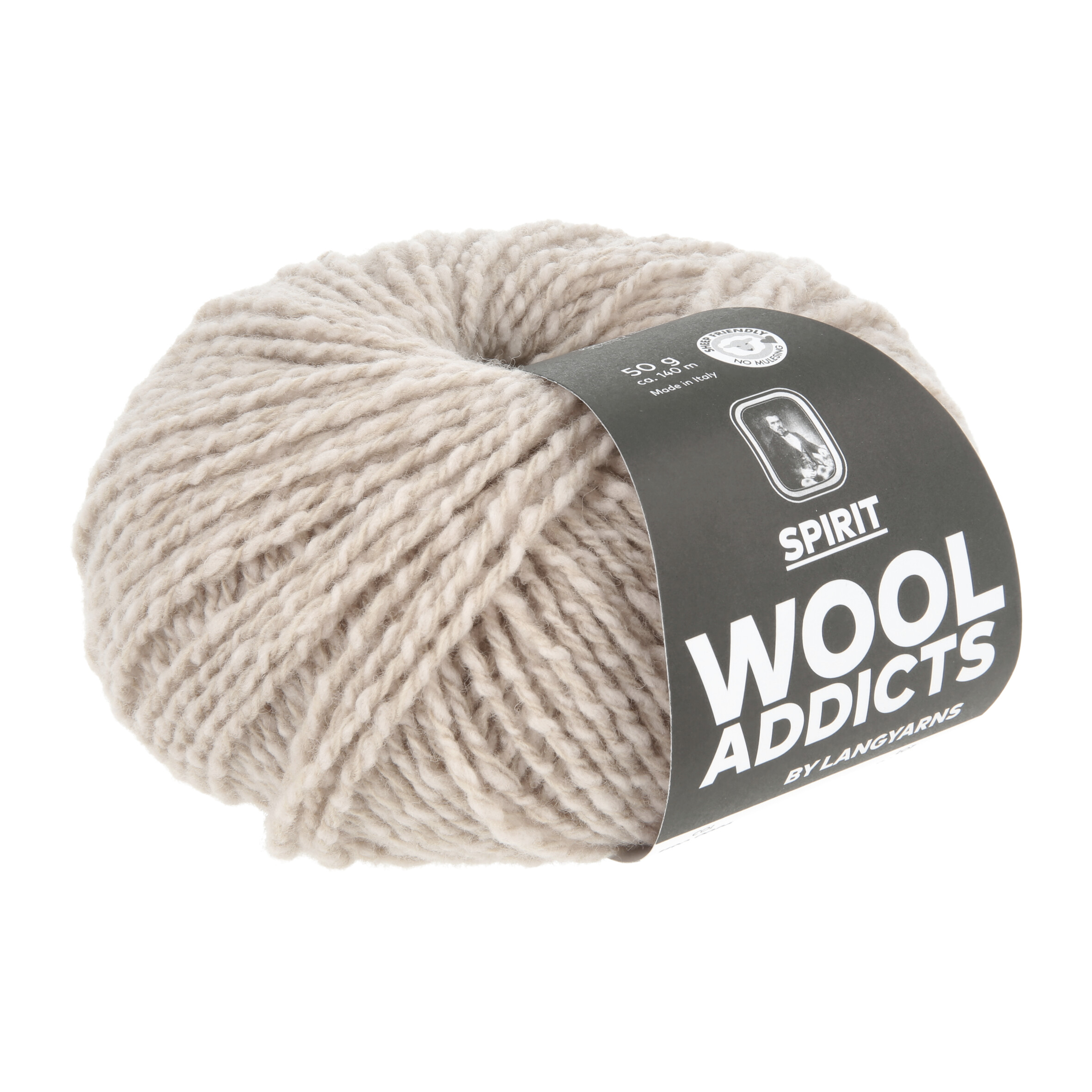 WOOL ADDICT SPIRIT 026 BEIGE 50GR