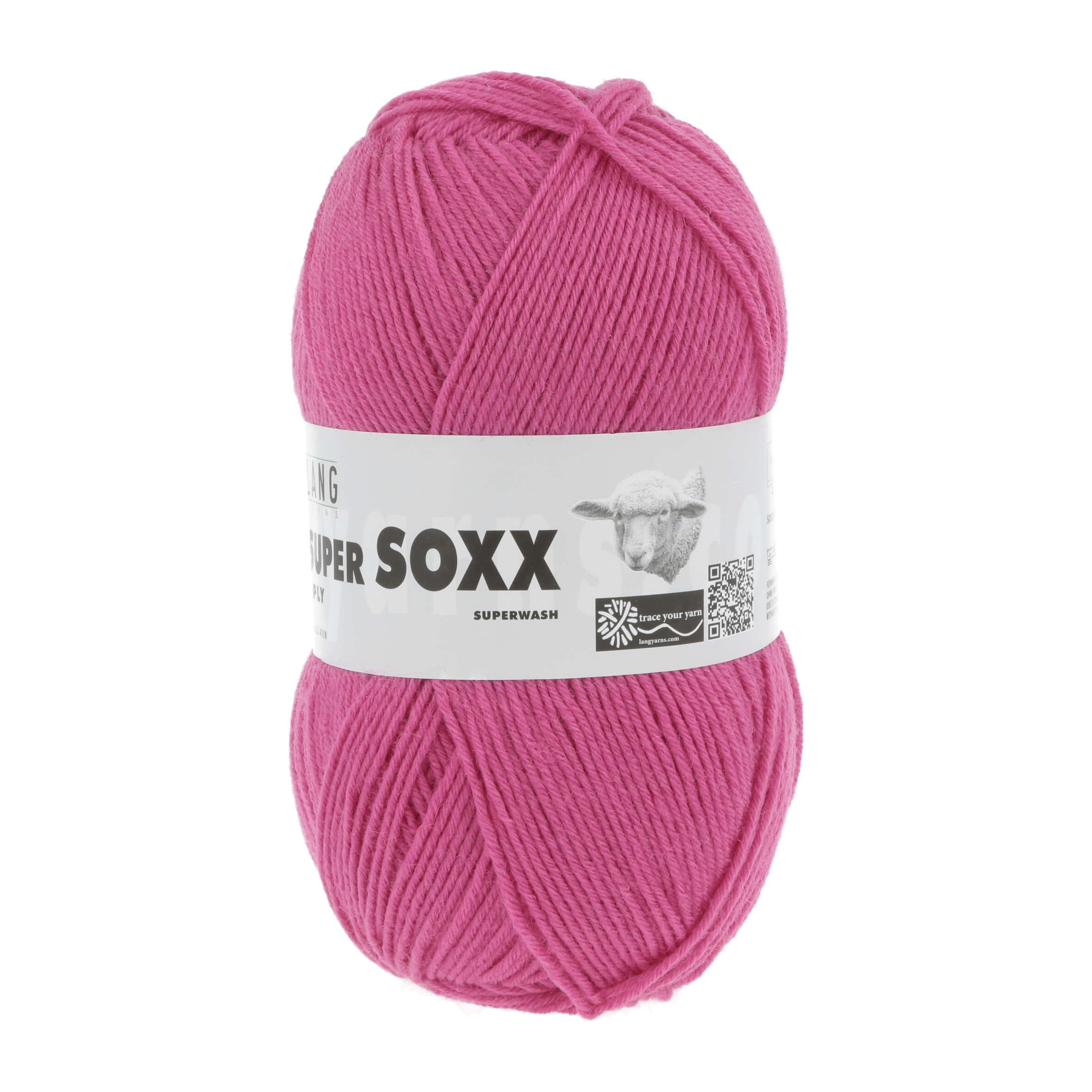 LANG SUPER SOXX  6FACH 0084 PINK 150GR  