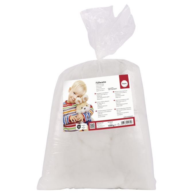 FÜLLWATTE, HOCHFLAUSCHIG, FLOCKEN 1000gr