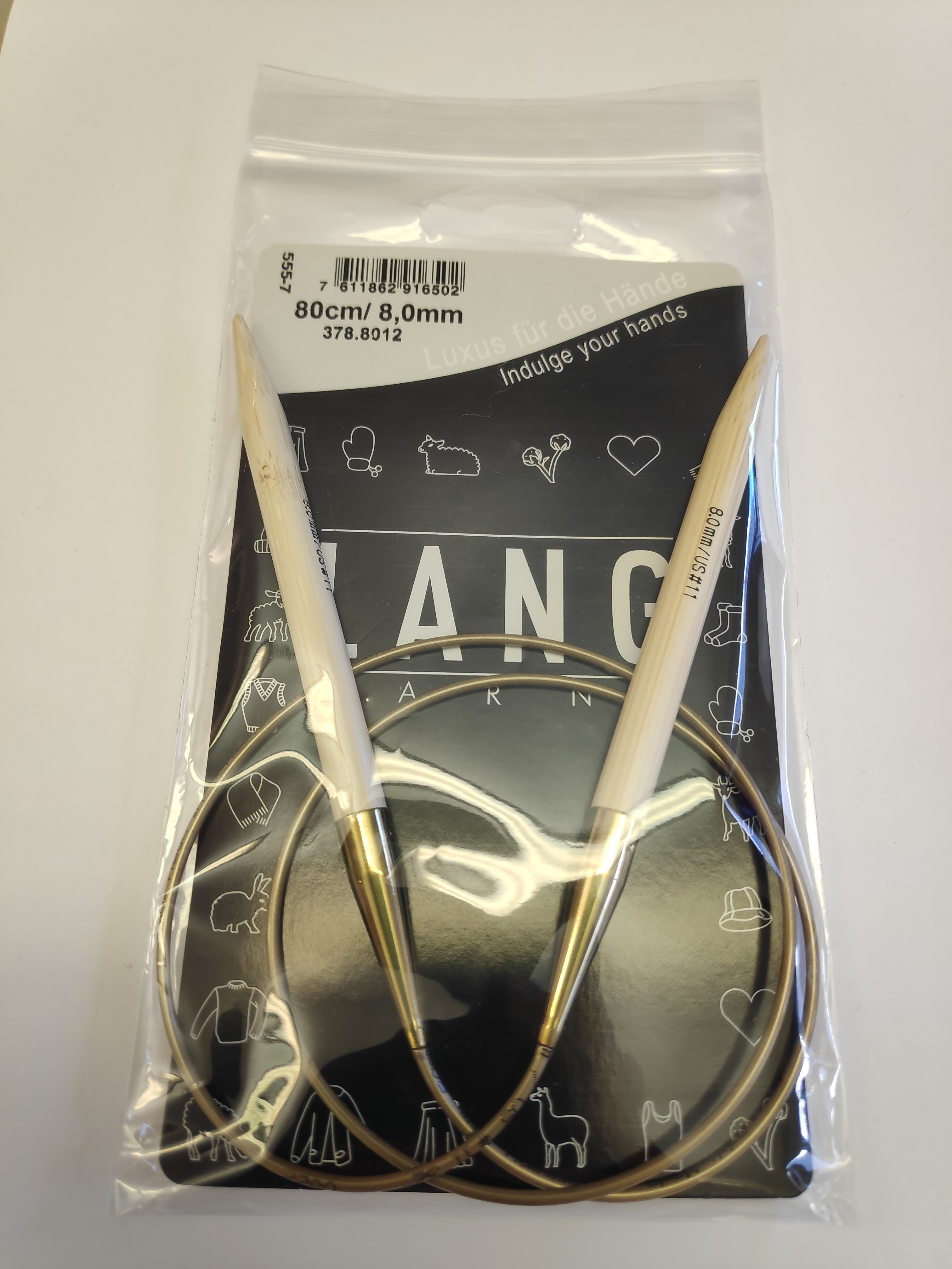 RUNDSTRICKNADELN BAMBUS 8MM 80CM 