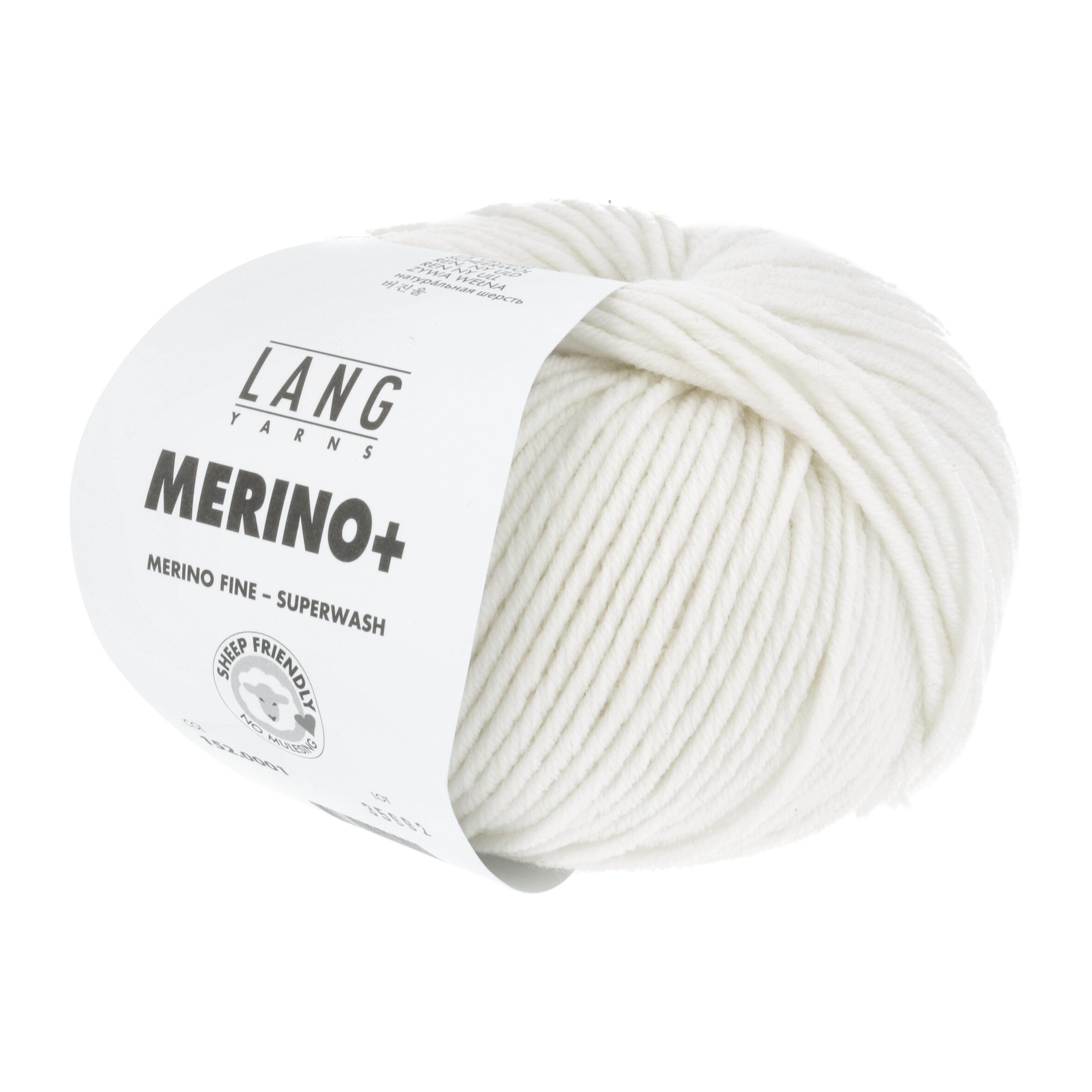 LANG MERINO + 50GR 0001 WEISS