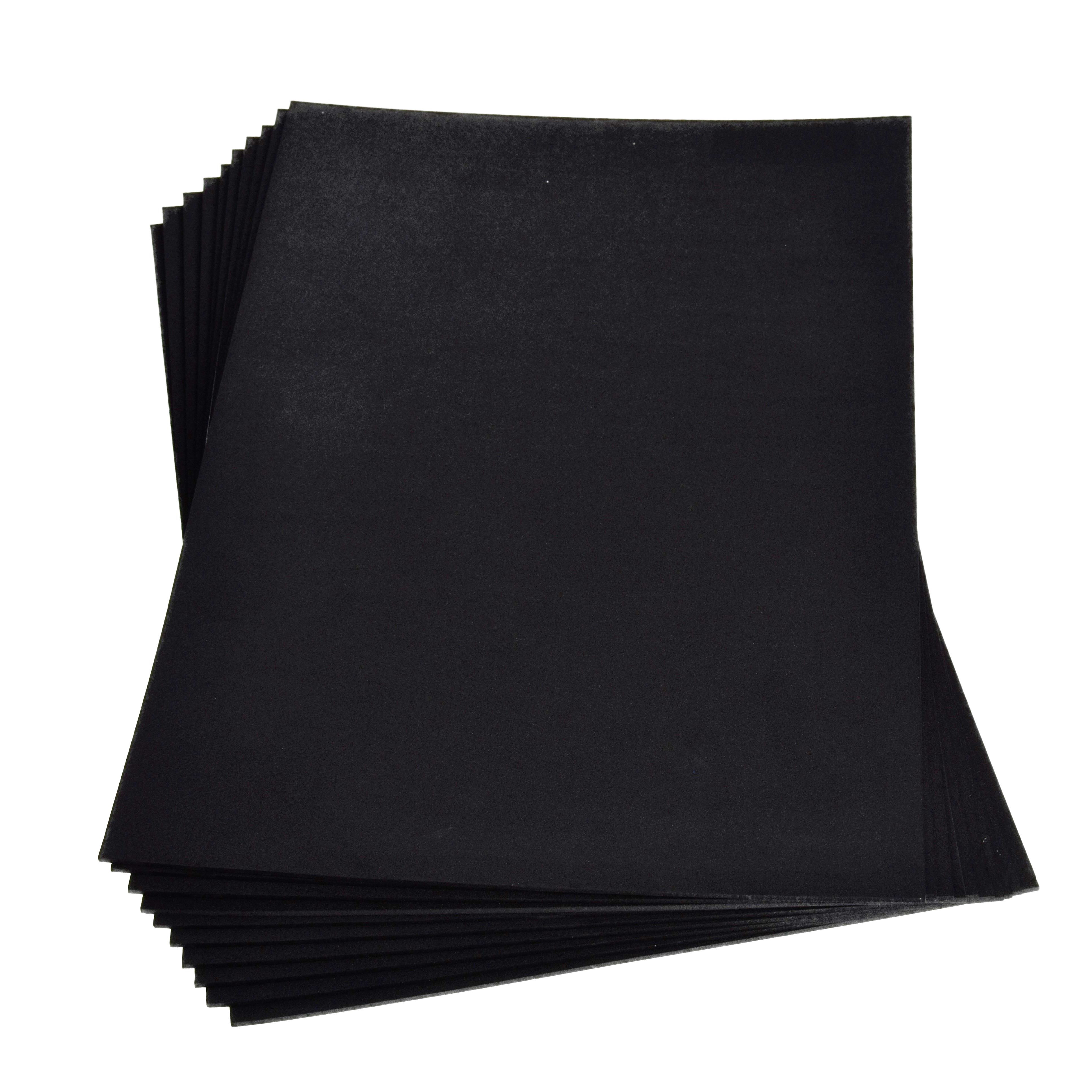 MOOSGUMMIPLATTE 20x30CM 2MM SCHWARZ 1 STÜCK