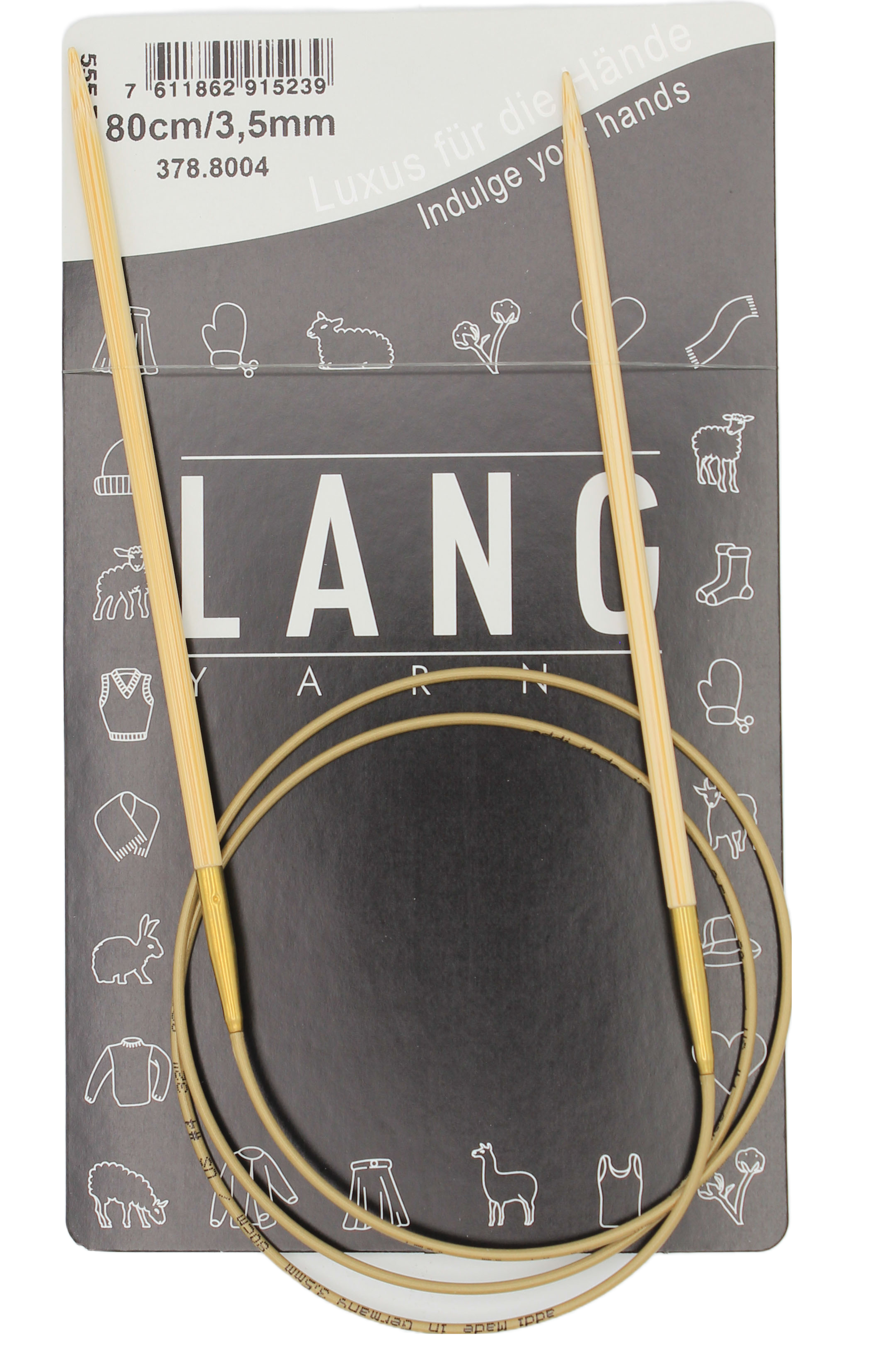 RUNDSTRICKNADELN BAMBUS 3,5MM 80CM