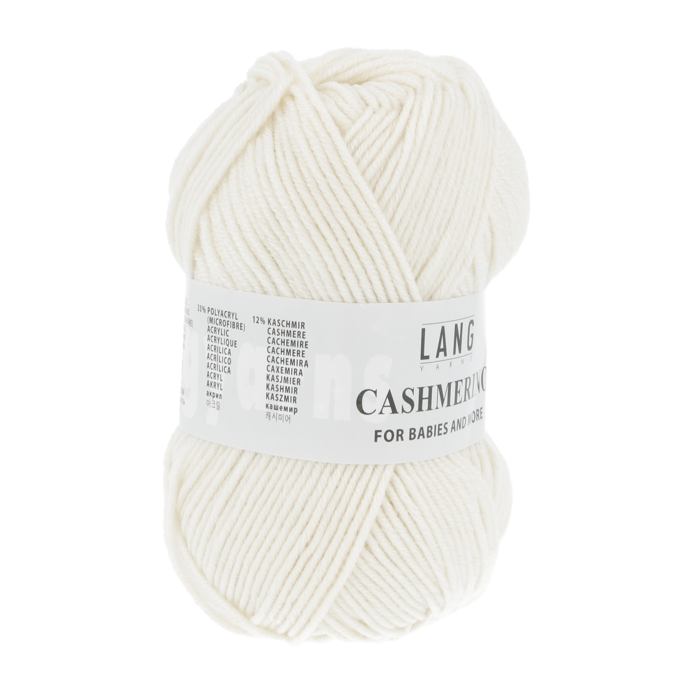 LANG CASHMERINO 50GR 094 WOLLWEISS