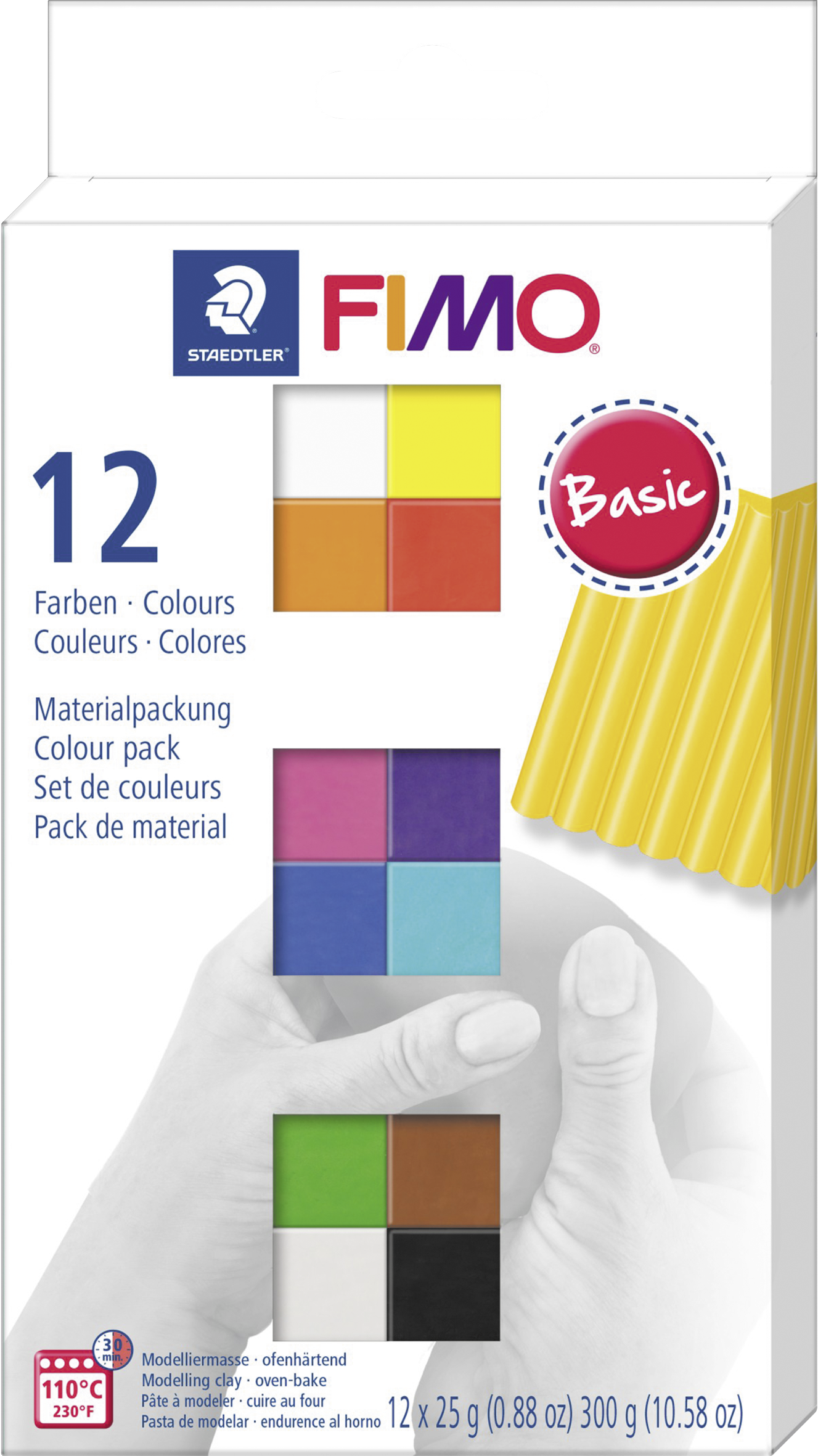 MODELLIERMASSE FIMO SOFT "COLOUR PACK" SORTIERT