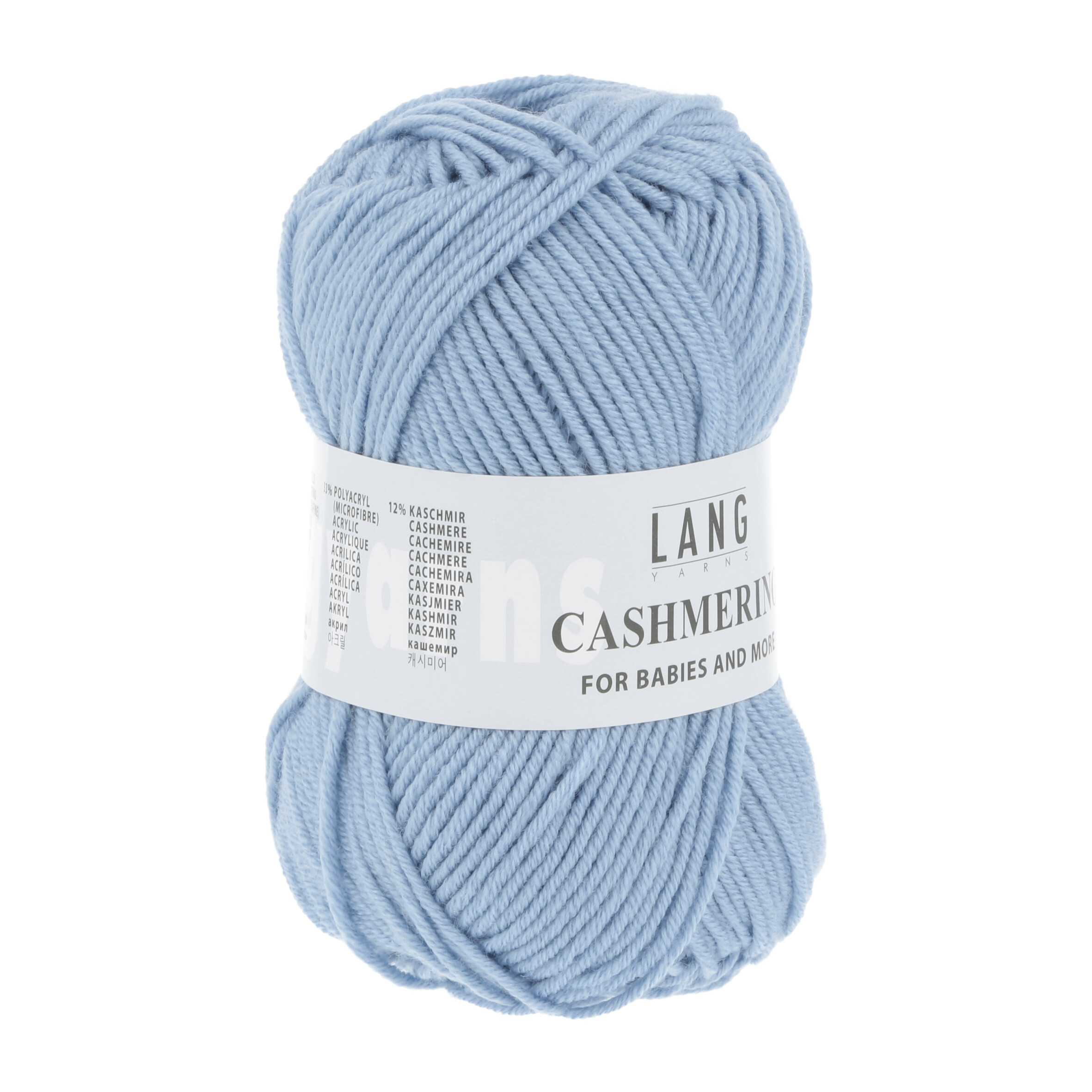 LANG CASHMERINO 50GR 021 HELLBLAU LANG CASHMERINO 50GR 021 HELLBLAU