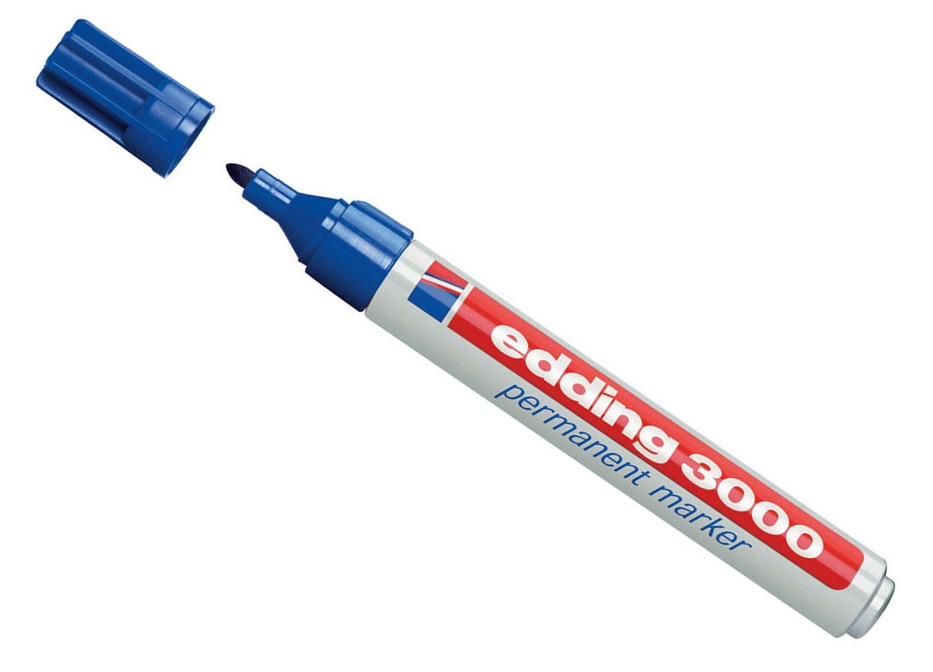 EDDING 3000 PERMANENT MARKER BLAU