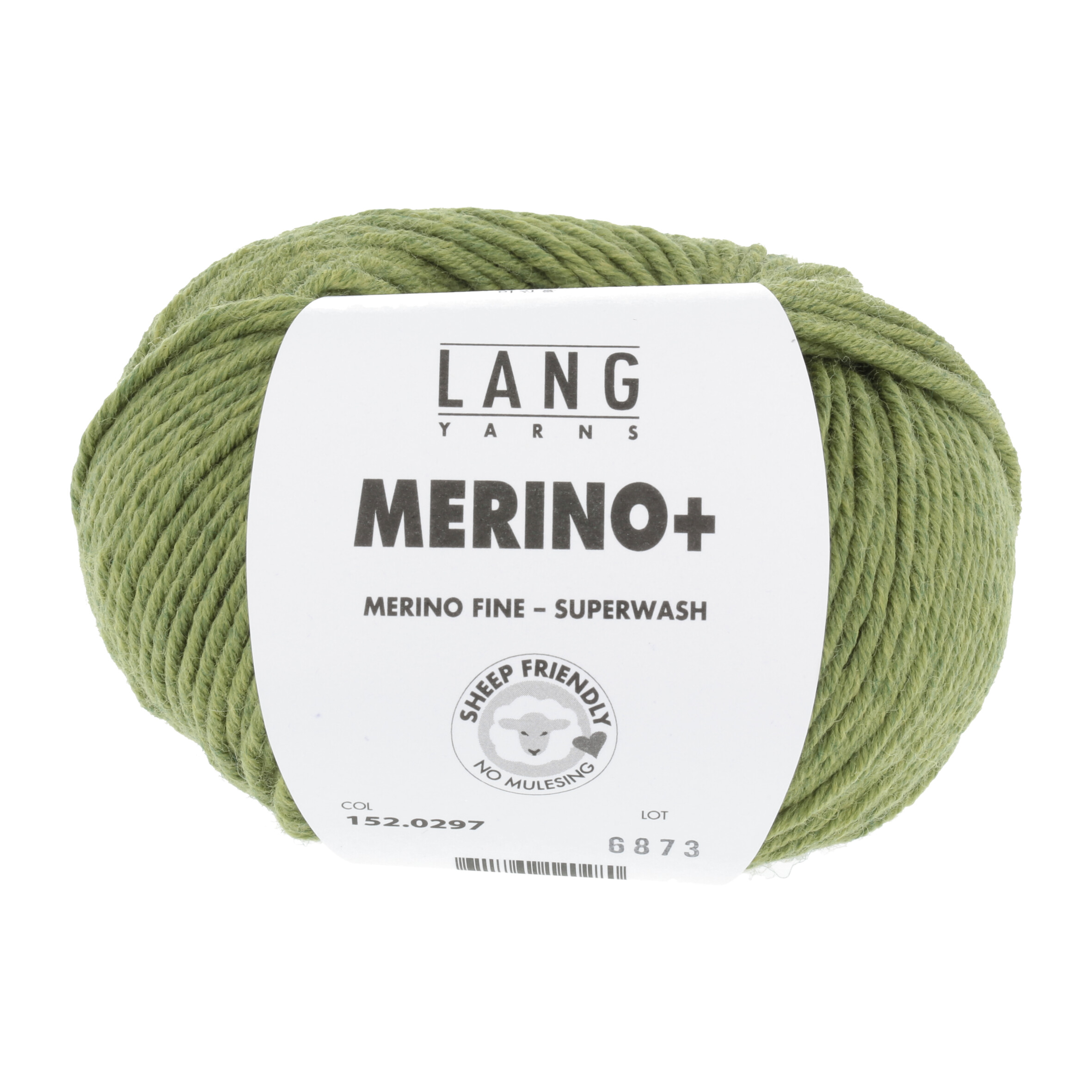 LANG MERINO + 50GR 0297 OLIVA MELANGE