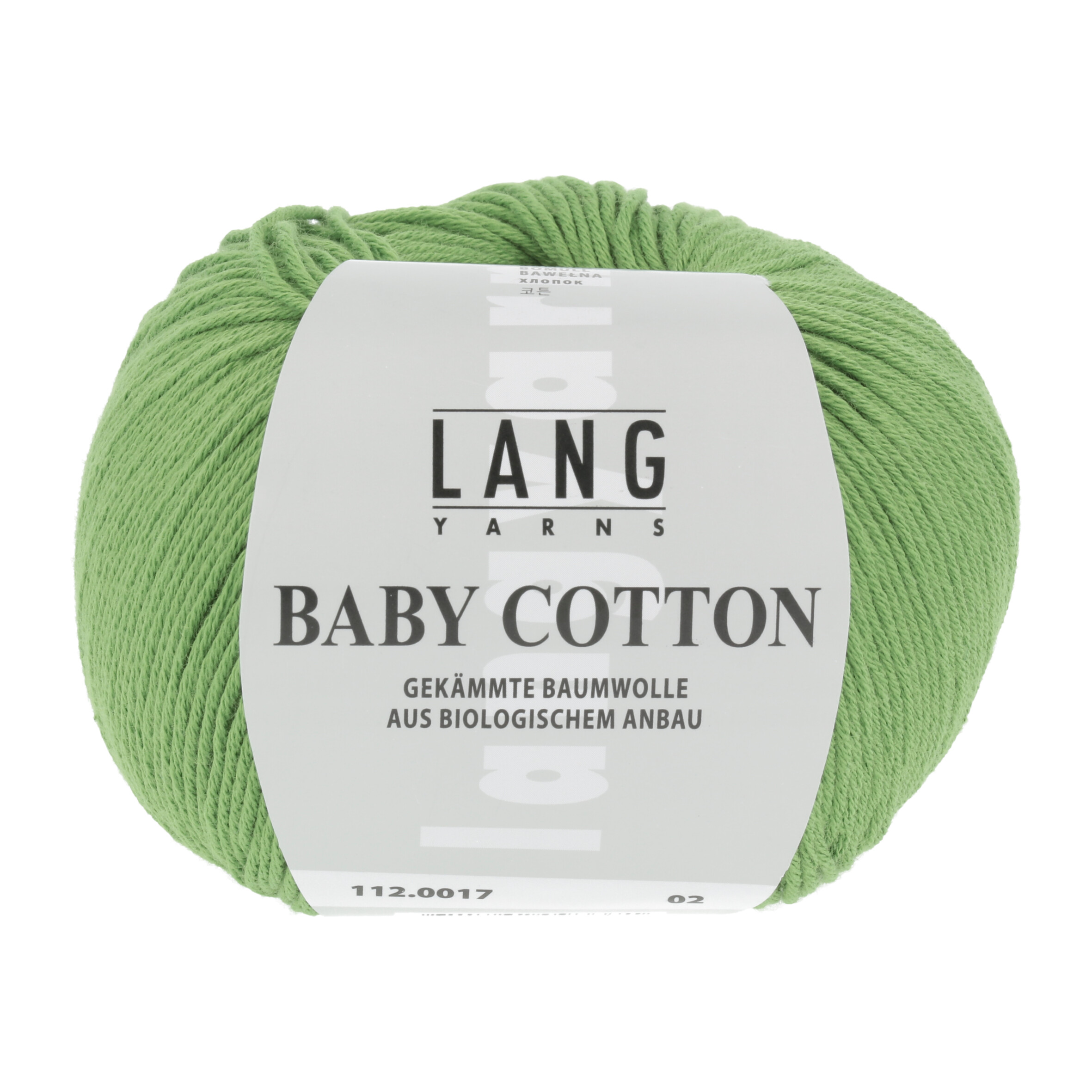 LANG BABY COTTON BIO 50GR 0017 GRÜN