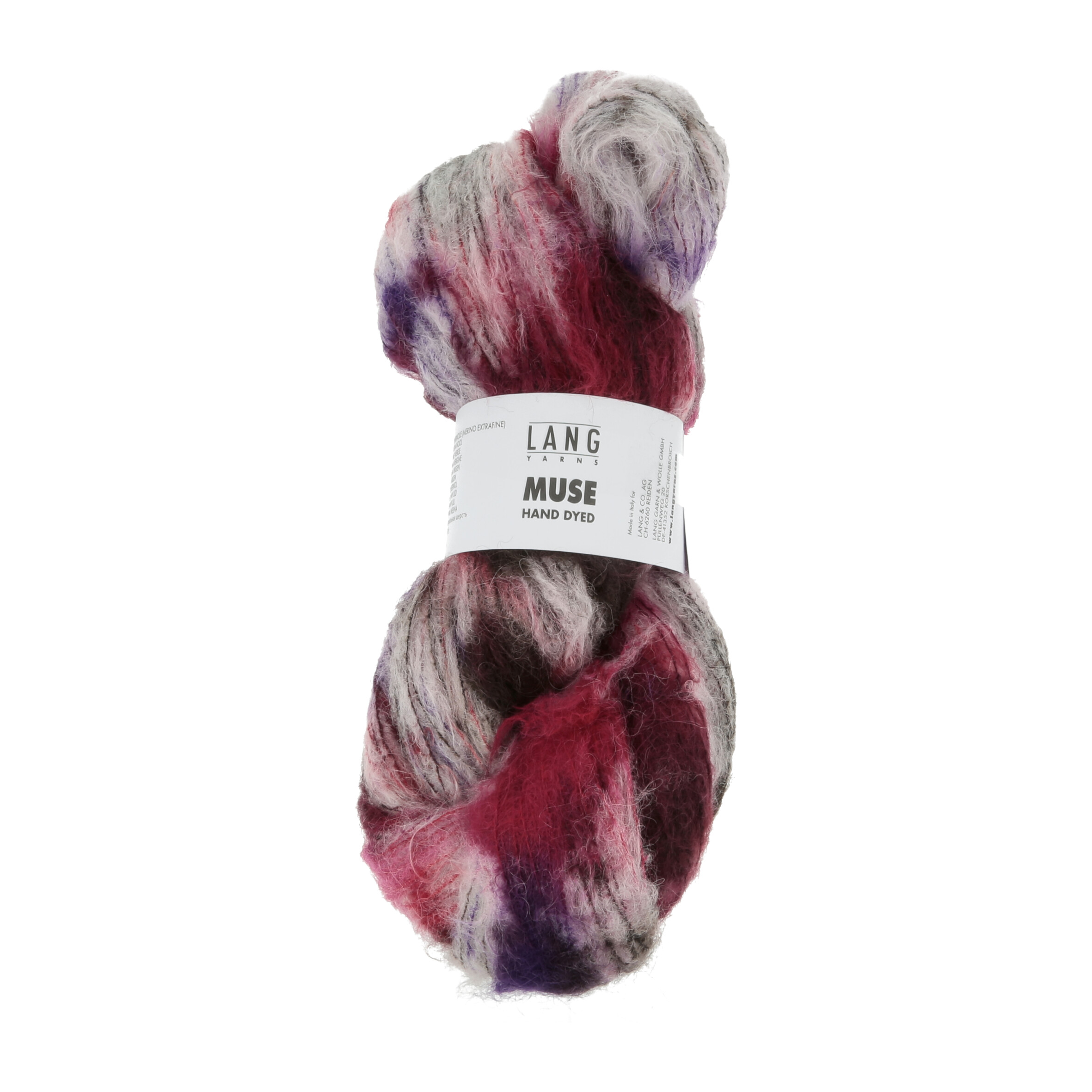LANG MUSE (HAND DYED) 0001 ROT/VIOLETT 100GR