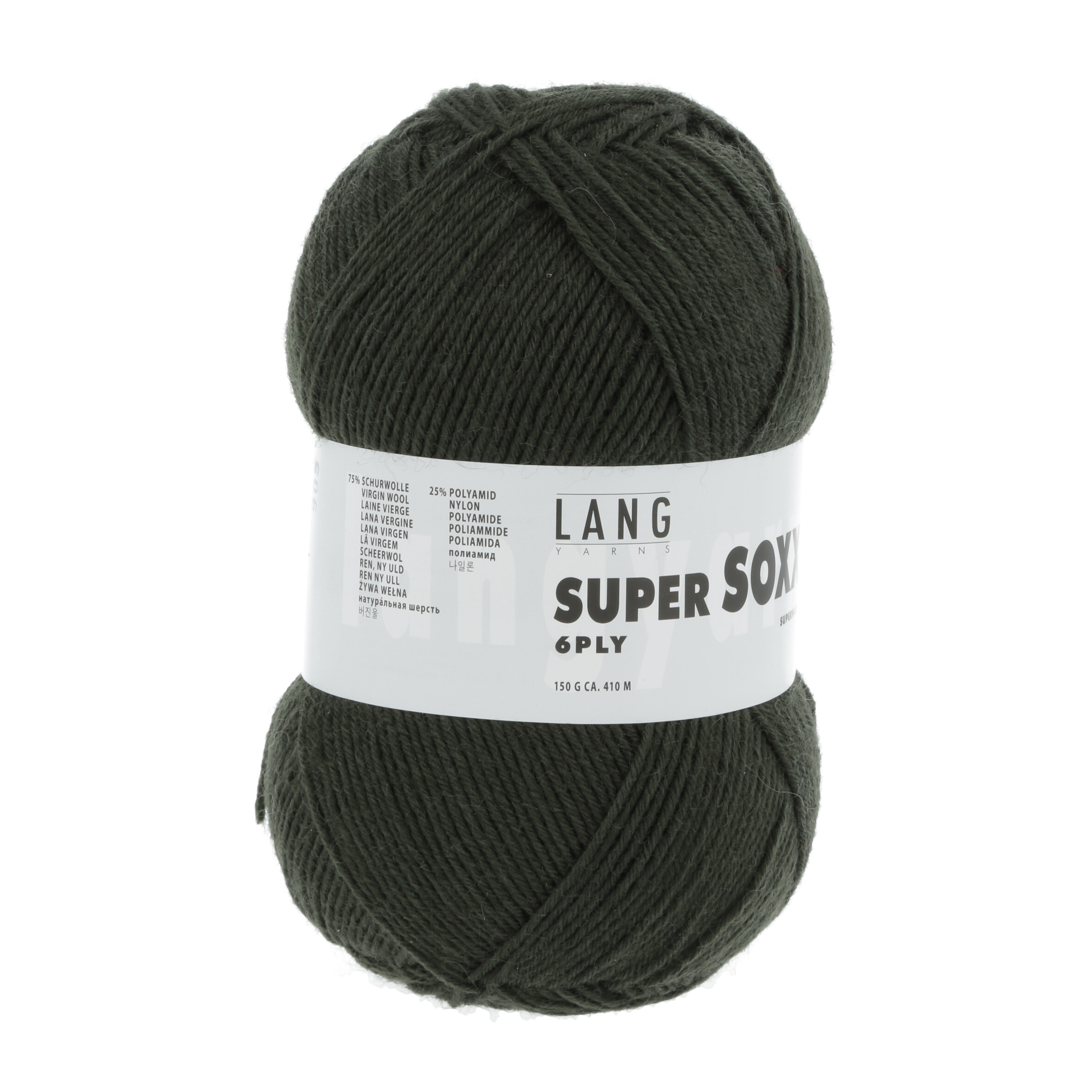 LANG SUPER SOXX 6PLY 018 VERDE CACCIATORE 150GR 