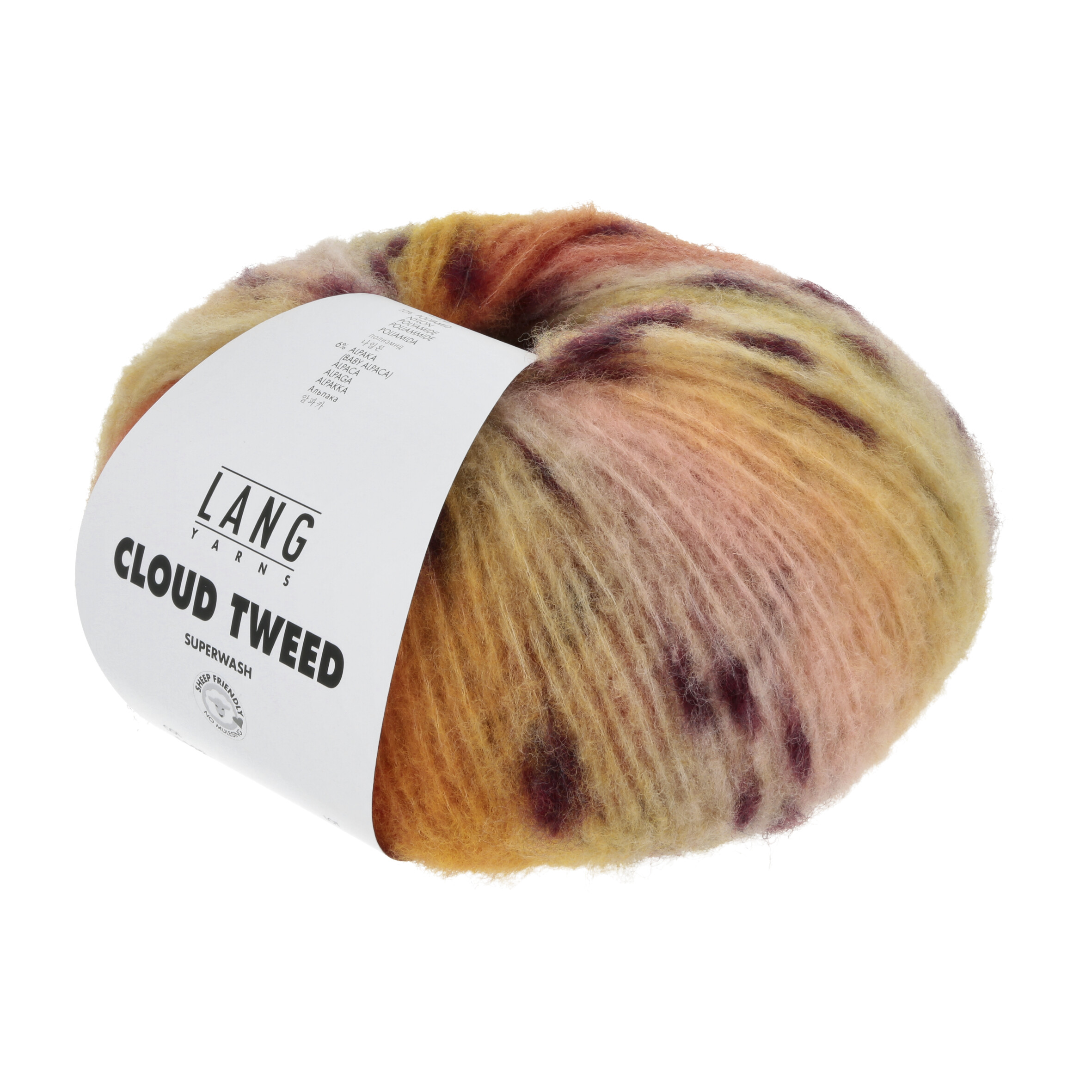 LANG CLOUD TWEED BRAUN- MIX 100GR LANG CLOUD TWEED BRAUN- MIX 100GR
