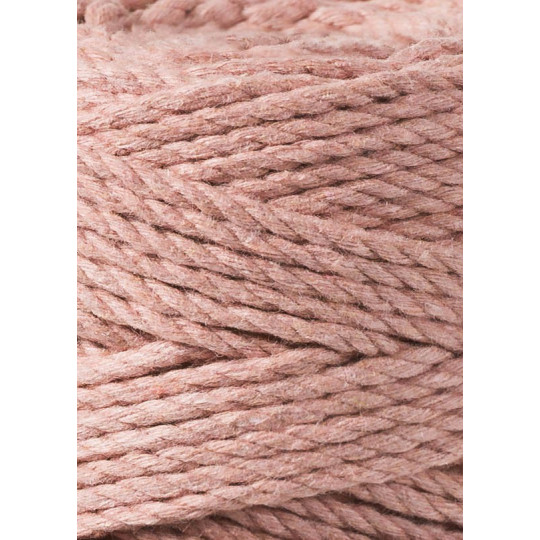 BOBBINY 3PLY MAKRAMEE-ROPE 3MM 100M ROSENQUARZ