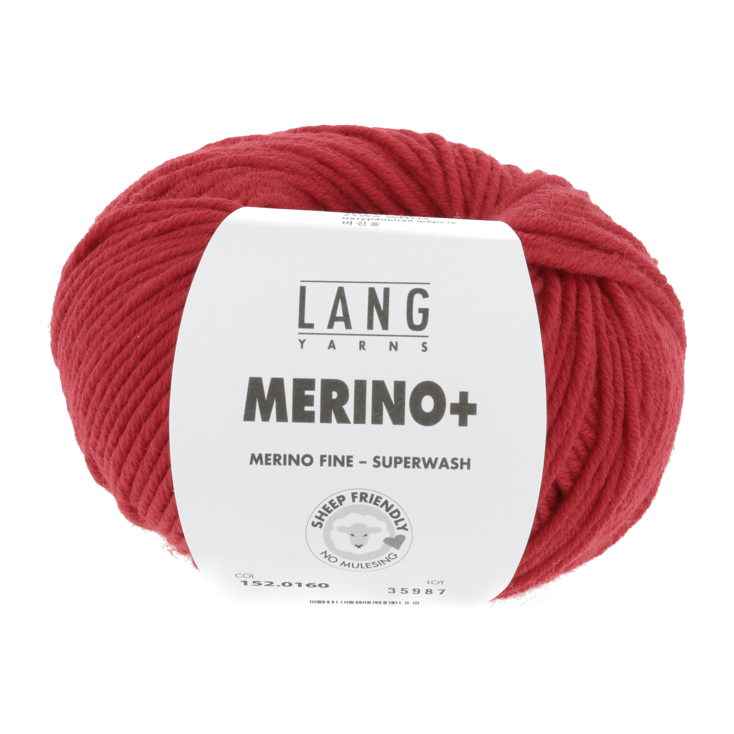 LANG MERINO + 50GR 0160 ROT