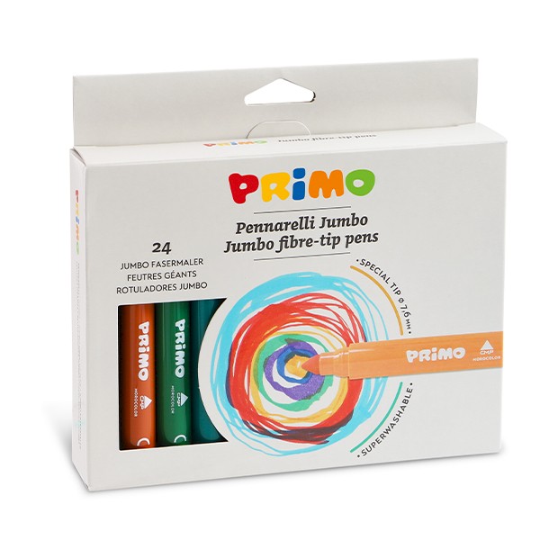 PRIMO PENNARELLI JUMBO, 24 COLORI