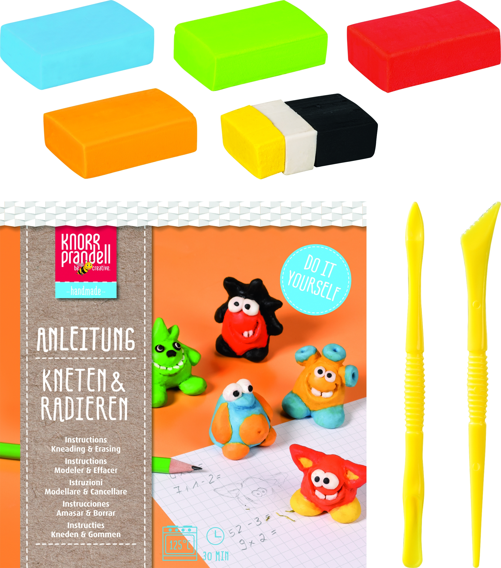 KNETEN &RADIEREN SET MONSTER KNETEN &RADIEREN SET MONSTER