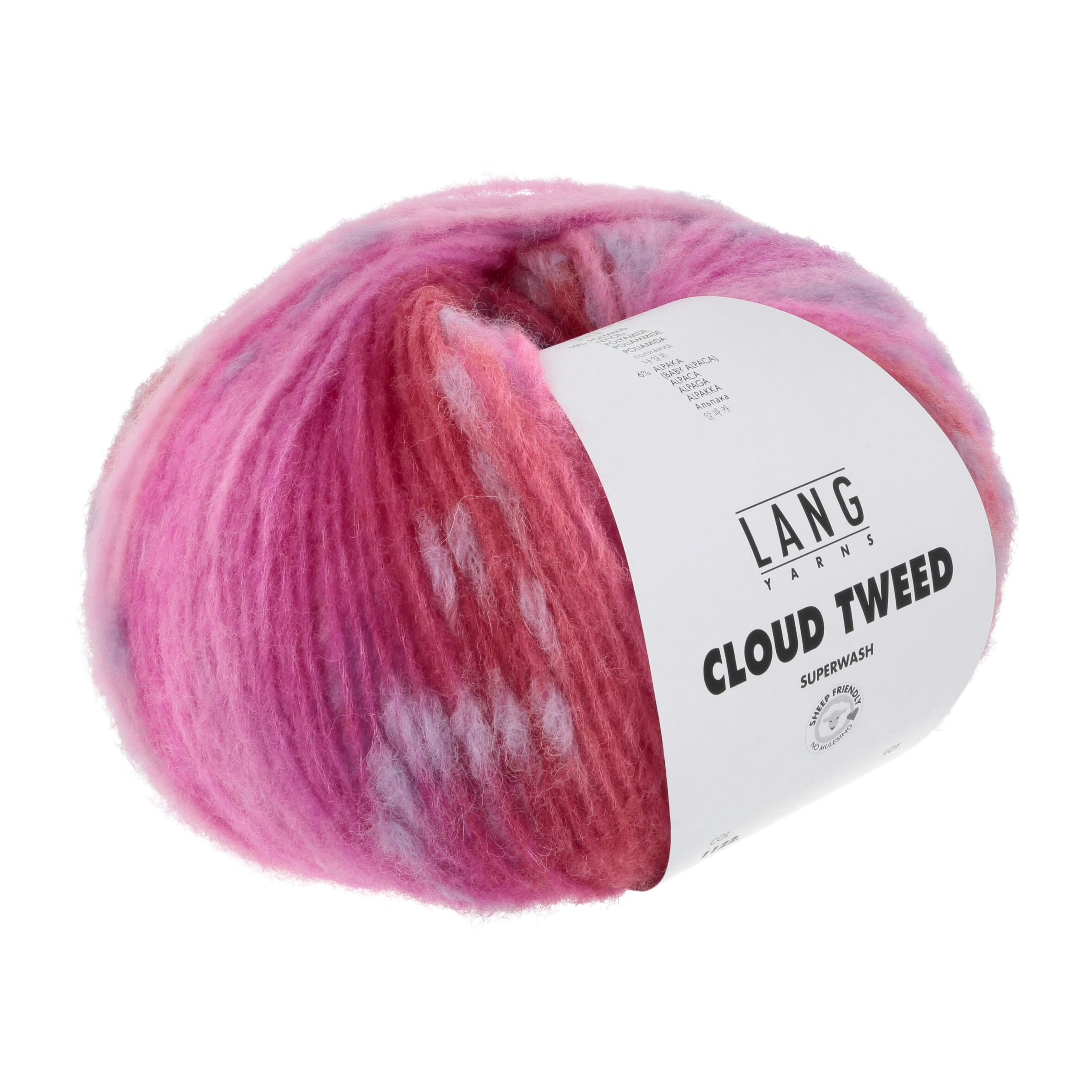 LANG CLOUD TWEED ROSA- PINK 100GR LANG CLOUD TWEED ROSA- PINK 100GR