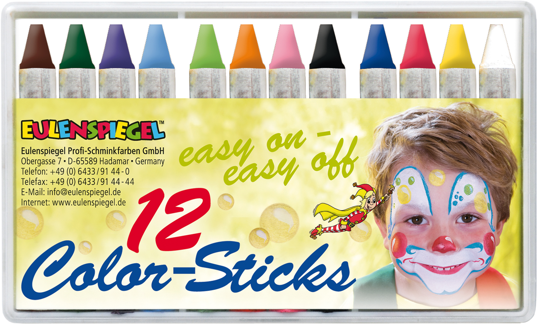 COLOR - STICKS, 12 PEZZI