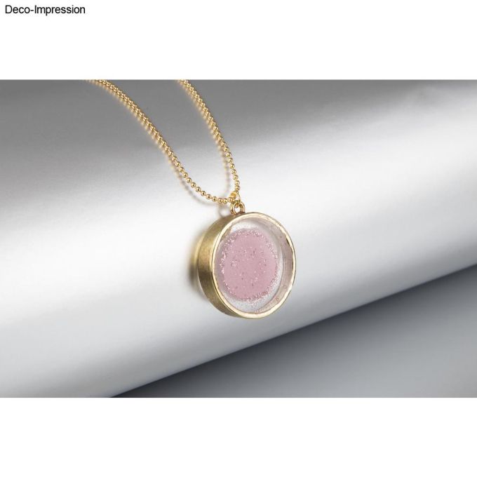 METALL FASSUNG ANHÄNGER GOLD