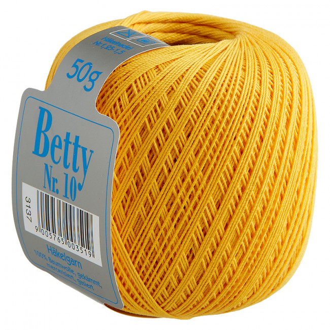 BETTY FILATO ALL`UNCINETTO NR. 10 50GR GIALLO