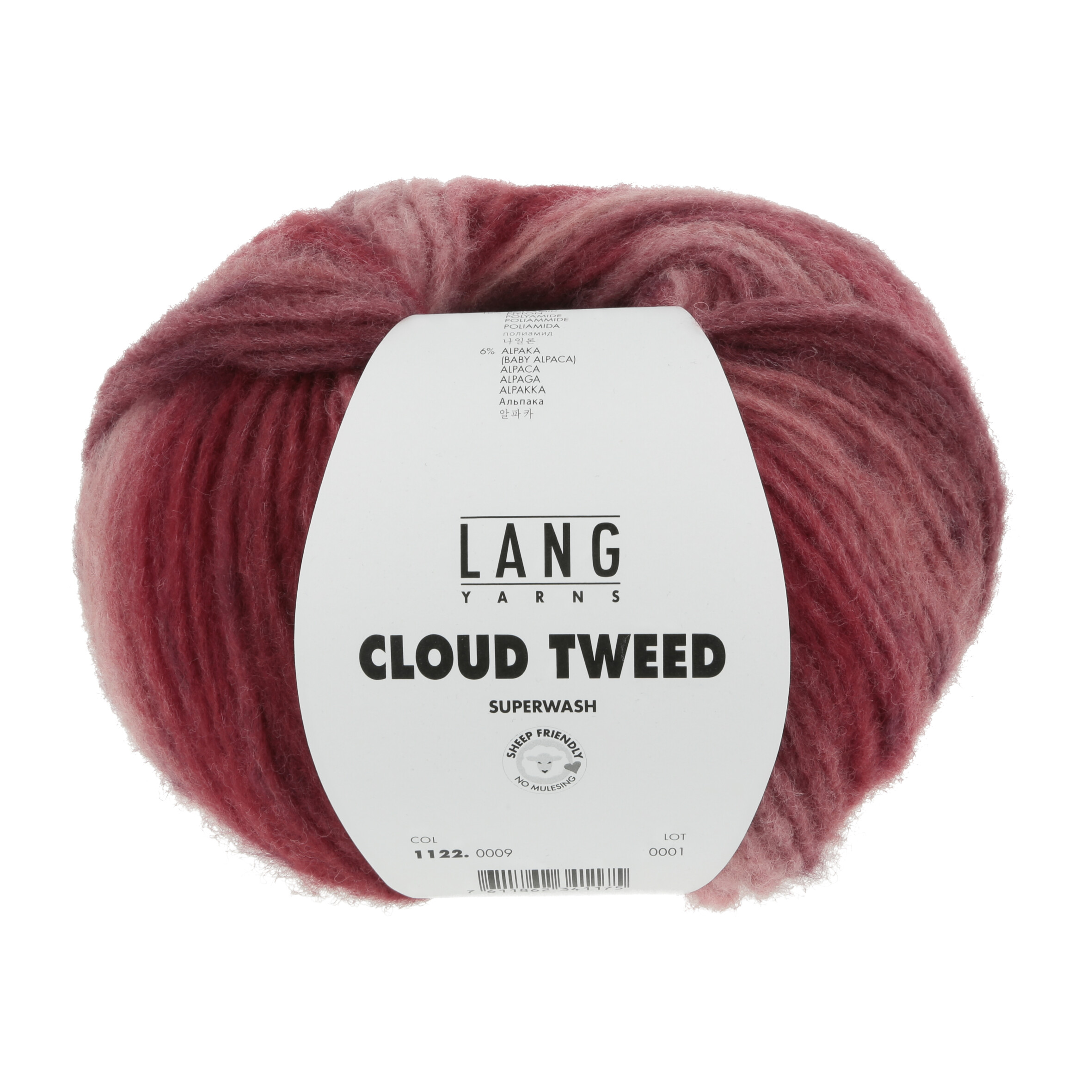 LANG CLOUD TWEED 100GR ROT