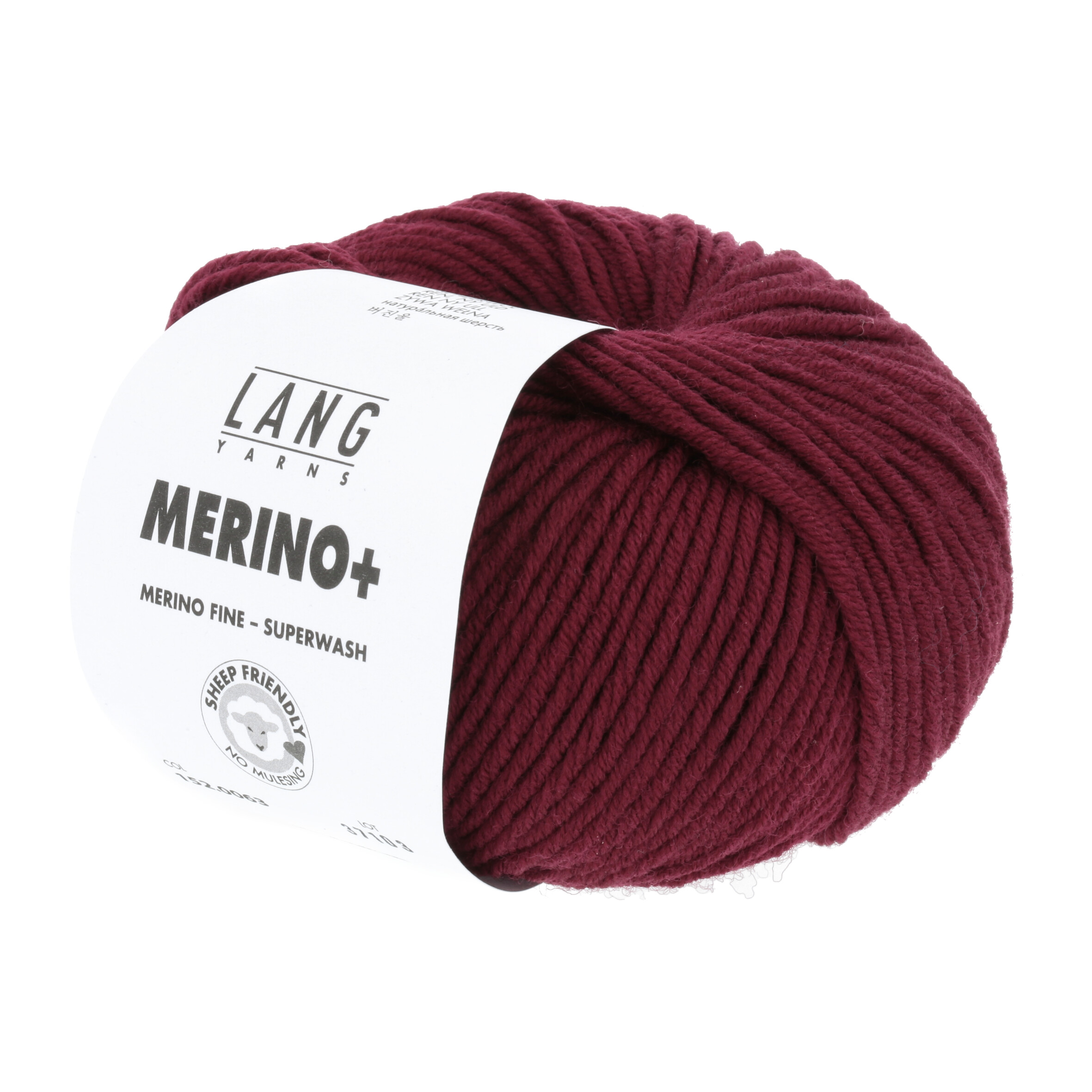 LANG MERINO + 50GR 0063 WEINROT