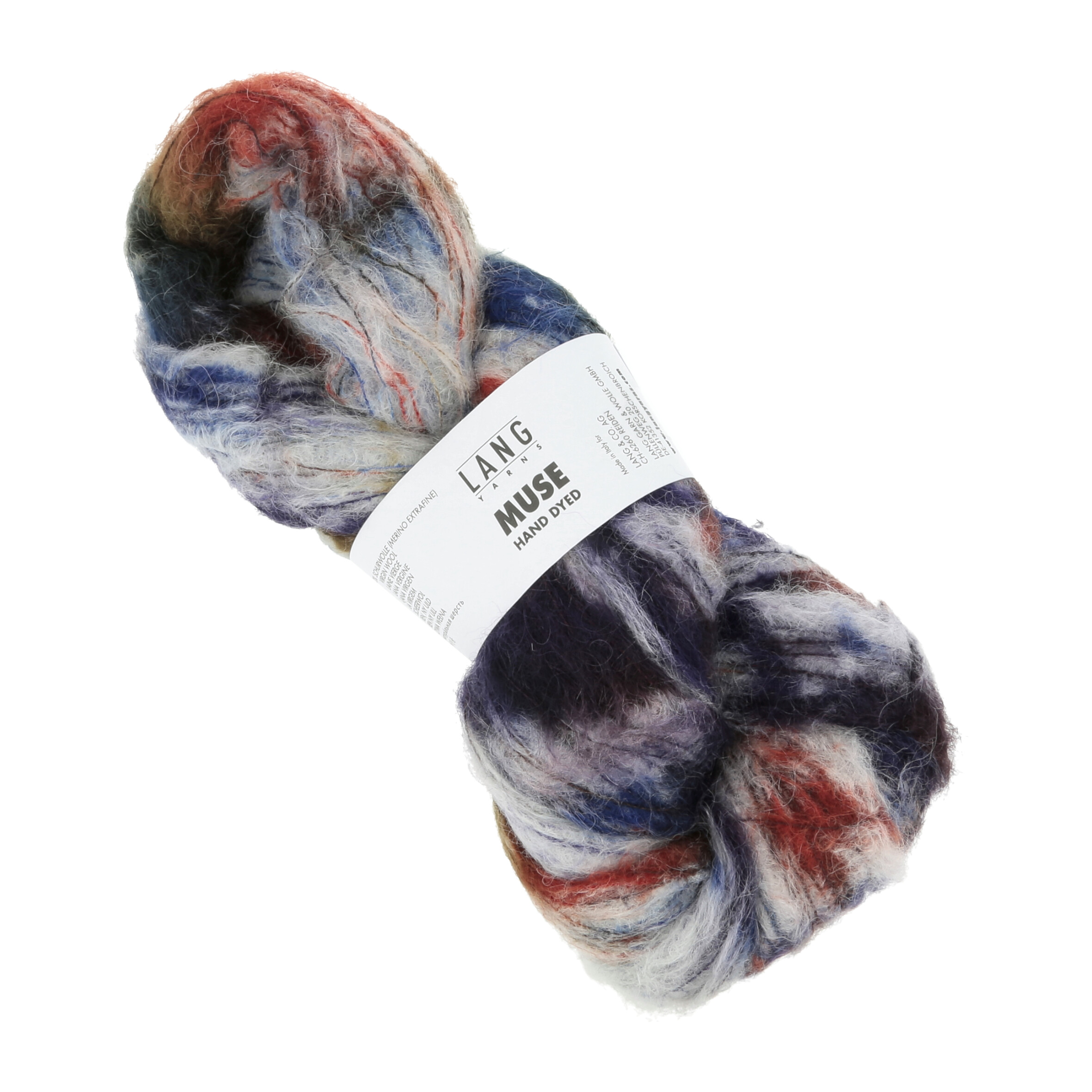 LANG MUSE (HAND DYED) 0005 VIOLETT/BLAU 100GR