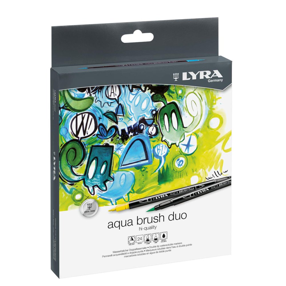 PINSELMALER AQUA BRUSH DUO 24 ST