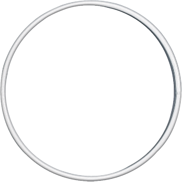 DRAHTRING WEISS Ø 12CM