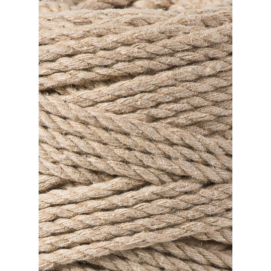 BOBBINY 3PLY MAKRAMEE-ROPE 3MM 100M SAND