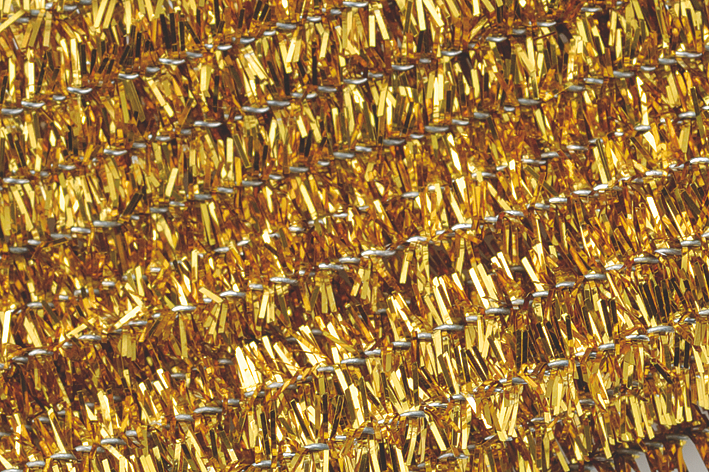 CHENILLEDRAHT 50CM Ø 8CM GOLD
