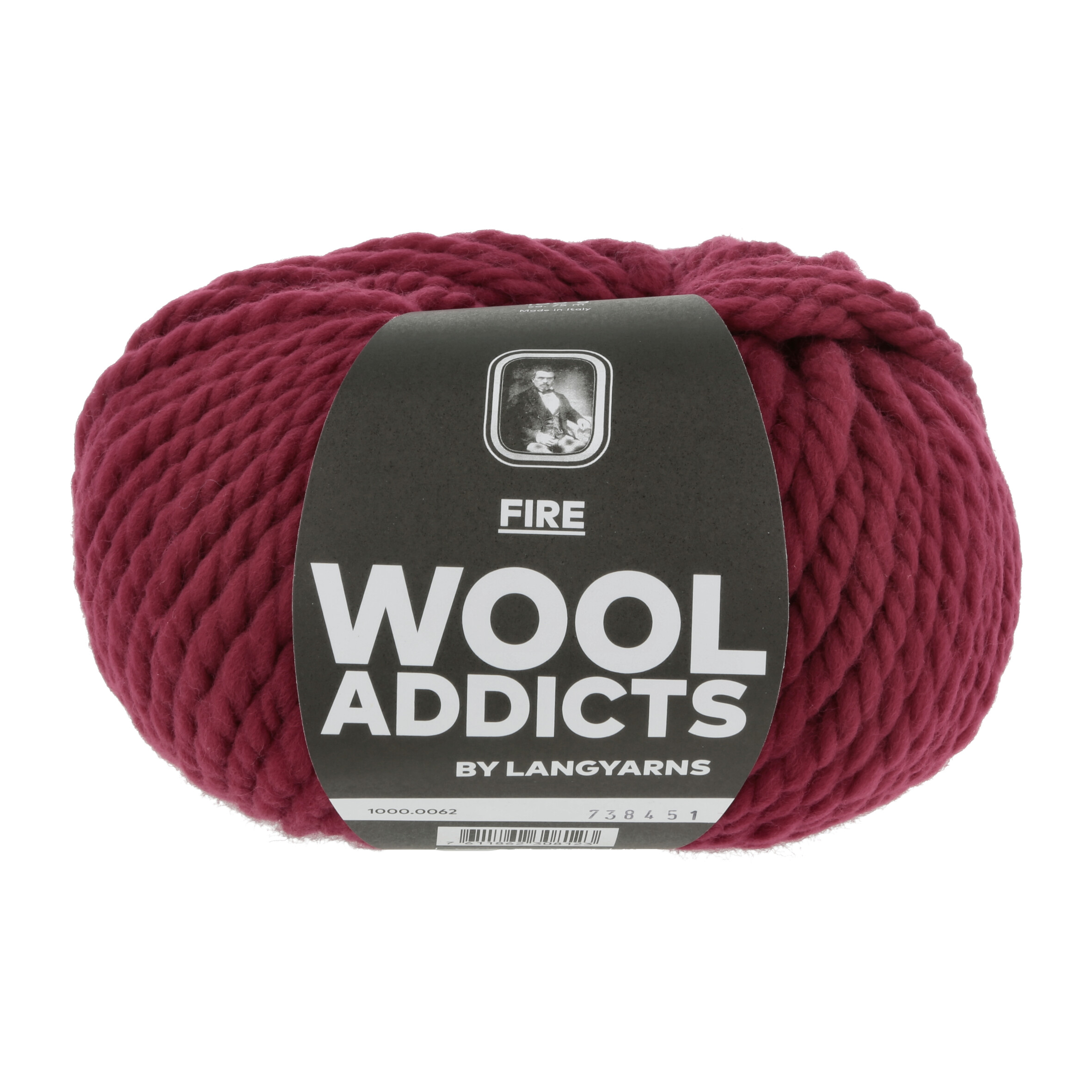 WOOLADDICTS FIRE 0062 DUNKELROT 100GR