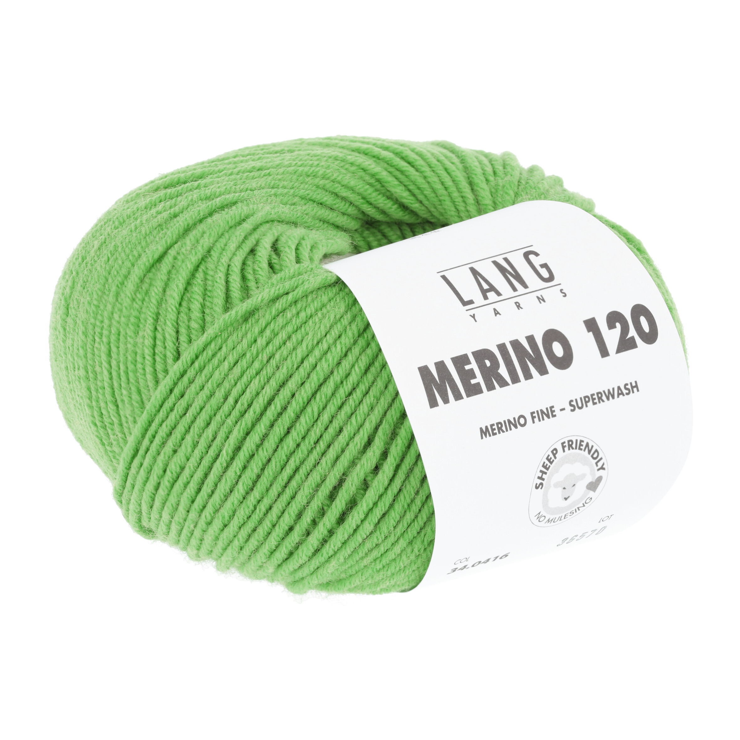 LANG MERINO 120 0416 HELLGRÜN