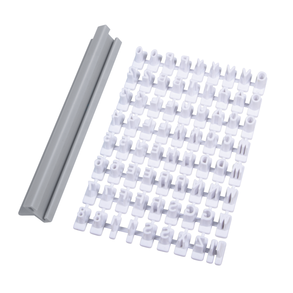 BUCHSTABEN UND ZAHLEN STEMPEL
