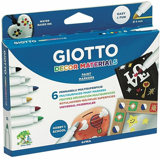 GIOTTO DECOR MATERIALS ETUI 6ER