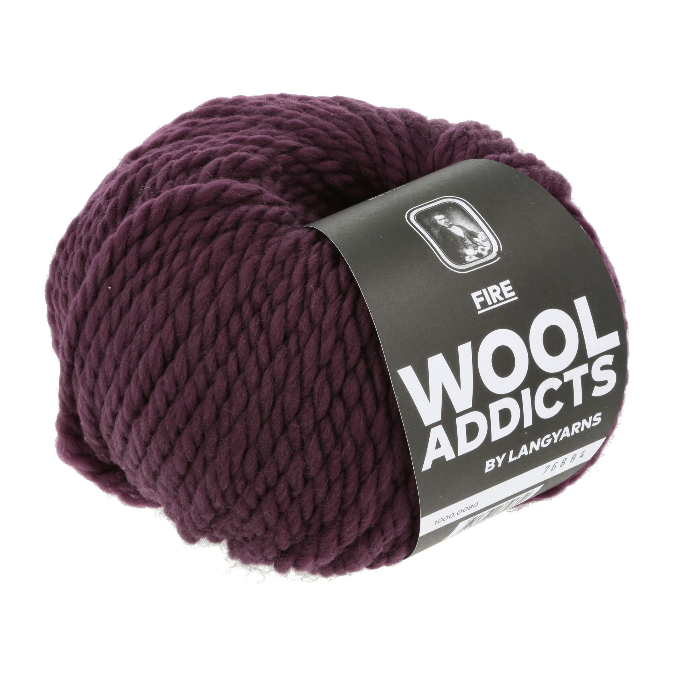 WOOLADDICTS FIRE 0080 BORDEAUX 100GR