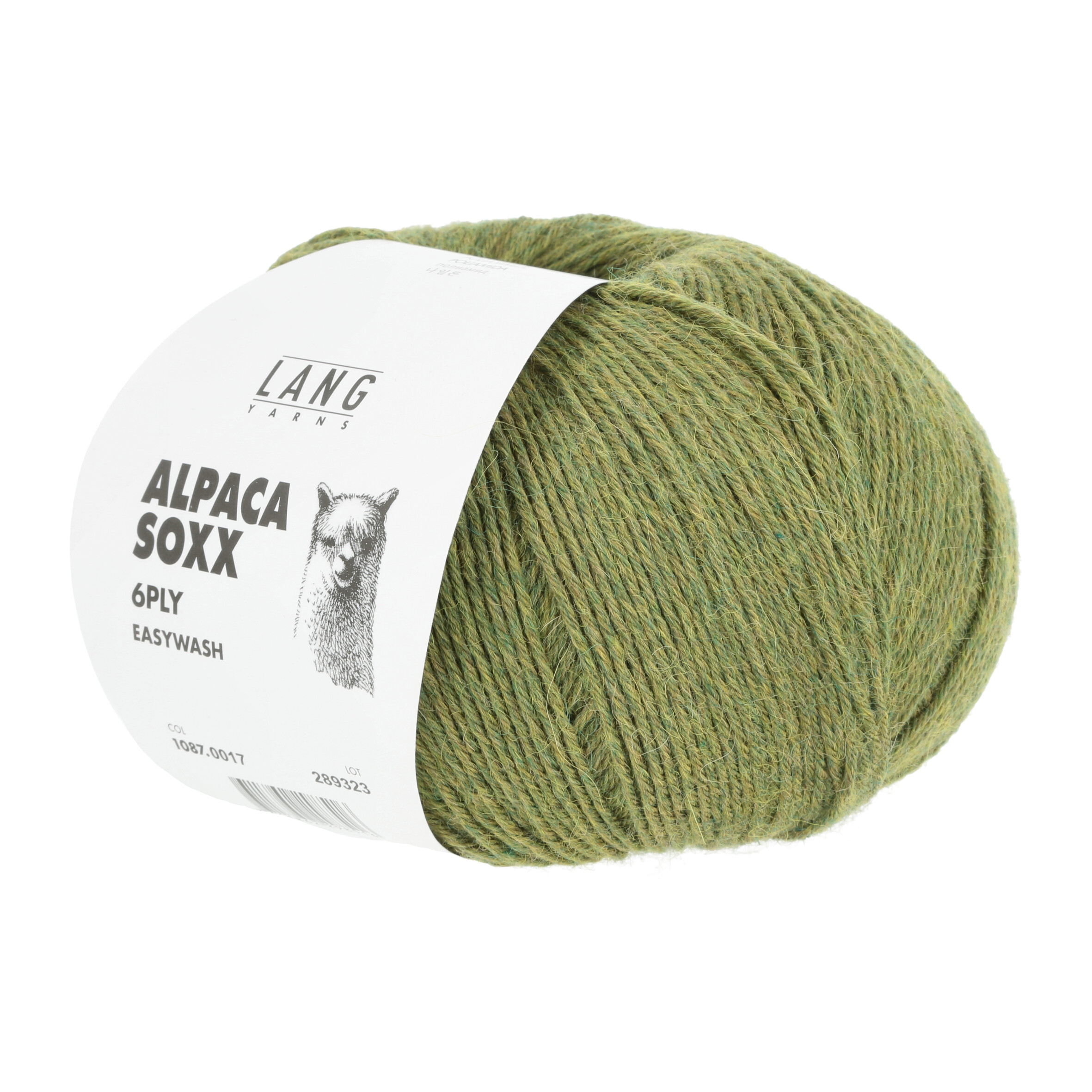 LANG ALPACA SOXX 6-FACH 150GR  0017 GRÜN