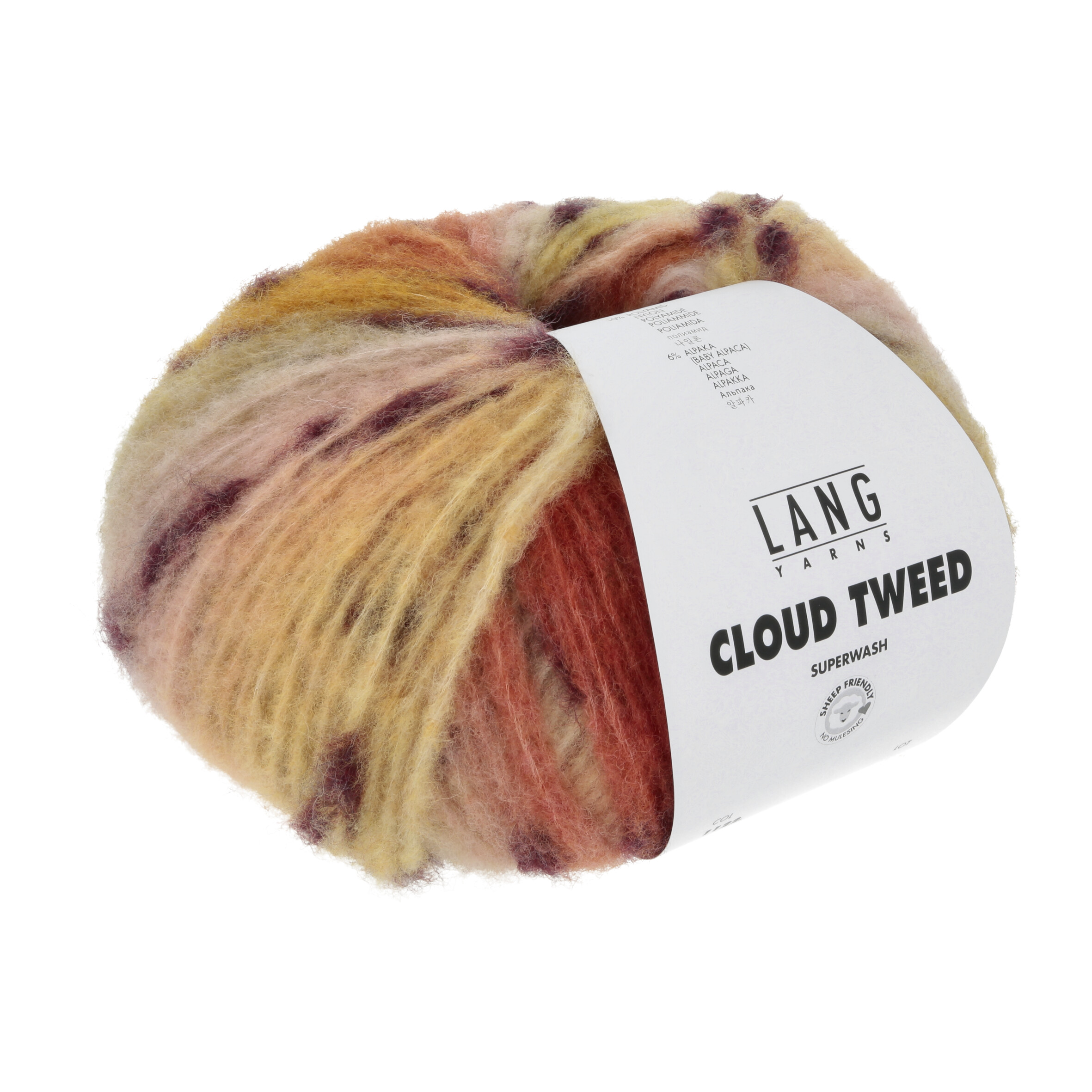 LANG CLOUD TWEED BRAUN- MIX 100GR LANG CLOUD TWEED BRAUN- MIX 100GR