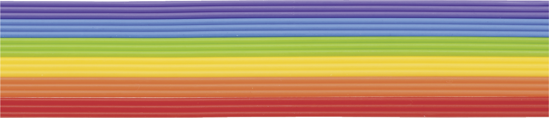 STRISCE DI CERA 200 MM Ø 2 MM ARCOBALENO