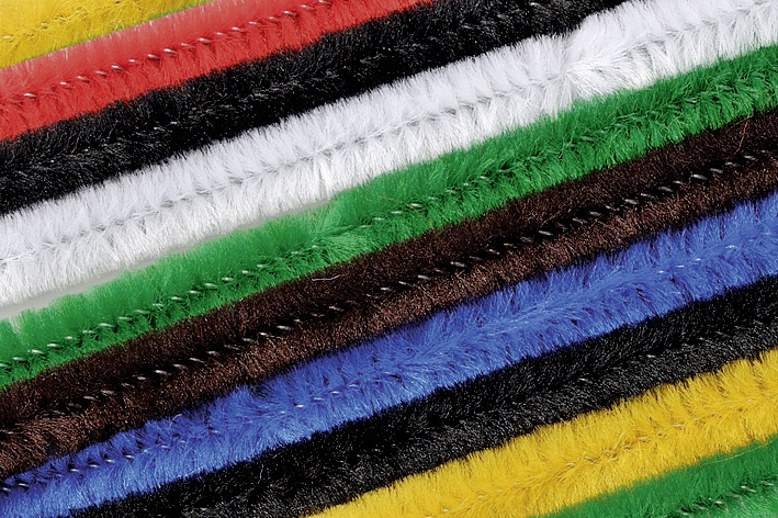 BIEGEPLÜSCH 50 cm Ø 8 mm BUNT