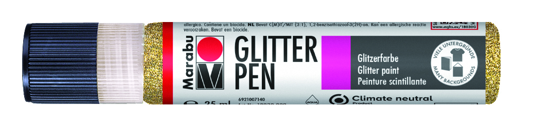 MARABU GLITTER PEN 584 GOLD