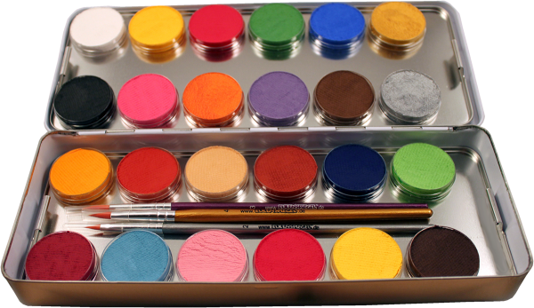 24 FARBEN METALL- PALETTE