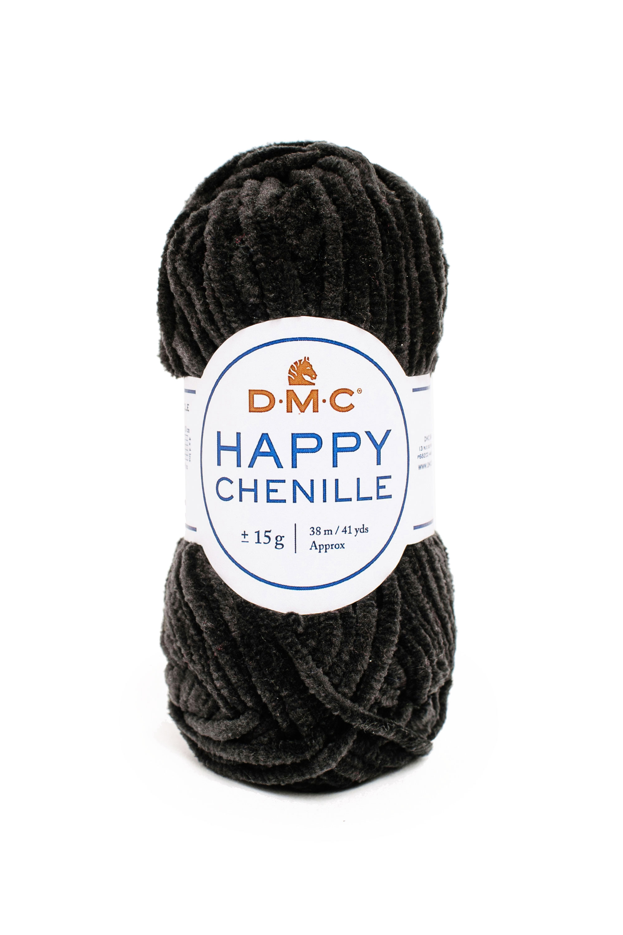 HAPPY CHENILLE D.M.C 15Gr. SCHWARZ