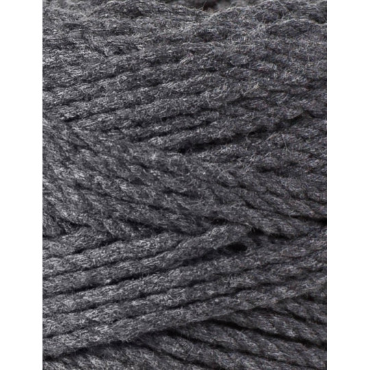 BOBBINY 3PLY MAKRAMEE-SCHNUR 3MM 100M CHARCOAL