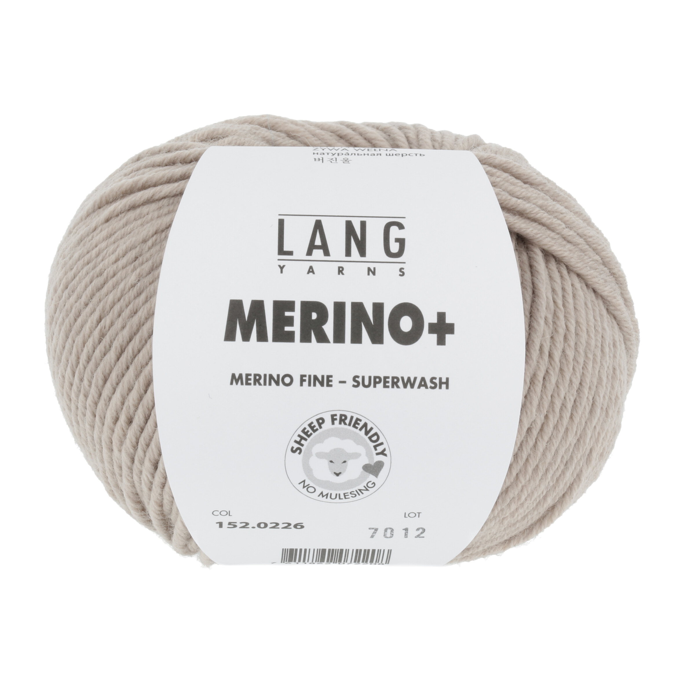 LANG MERINO + 50GR 0226 BEIGE MÈLANGE