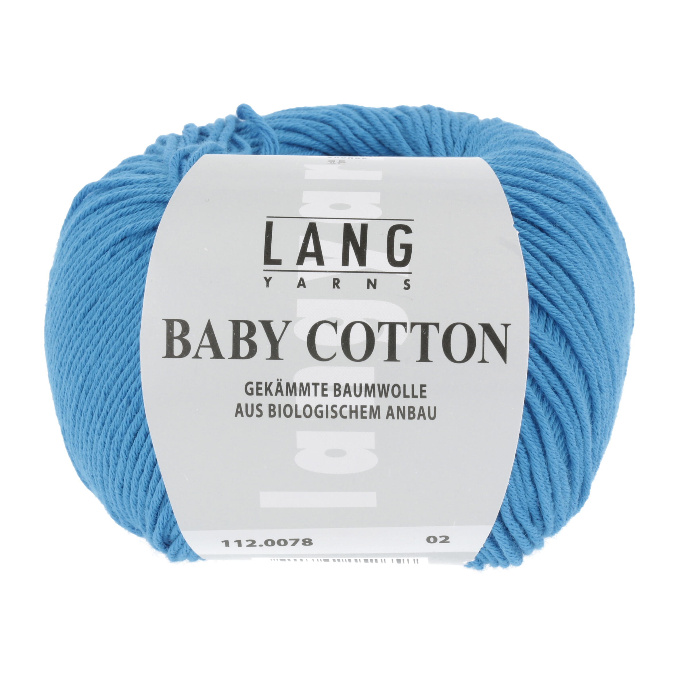 LANG BABY COTTON BIO CYAN 50GR 